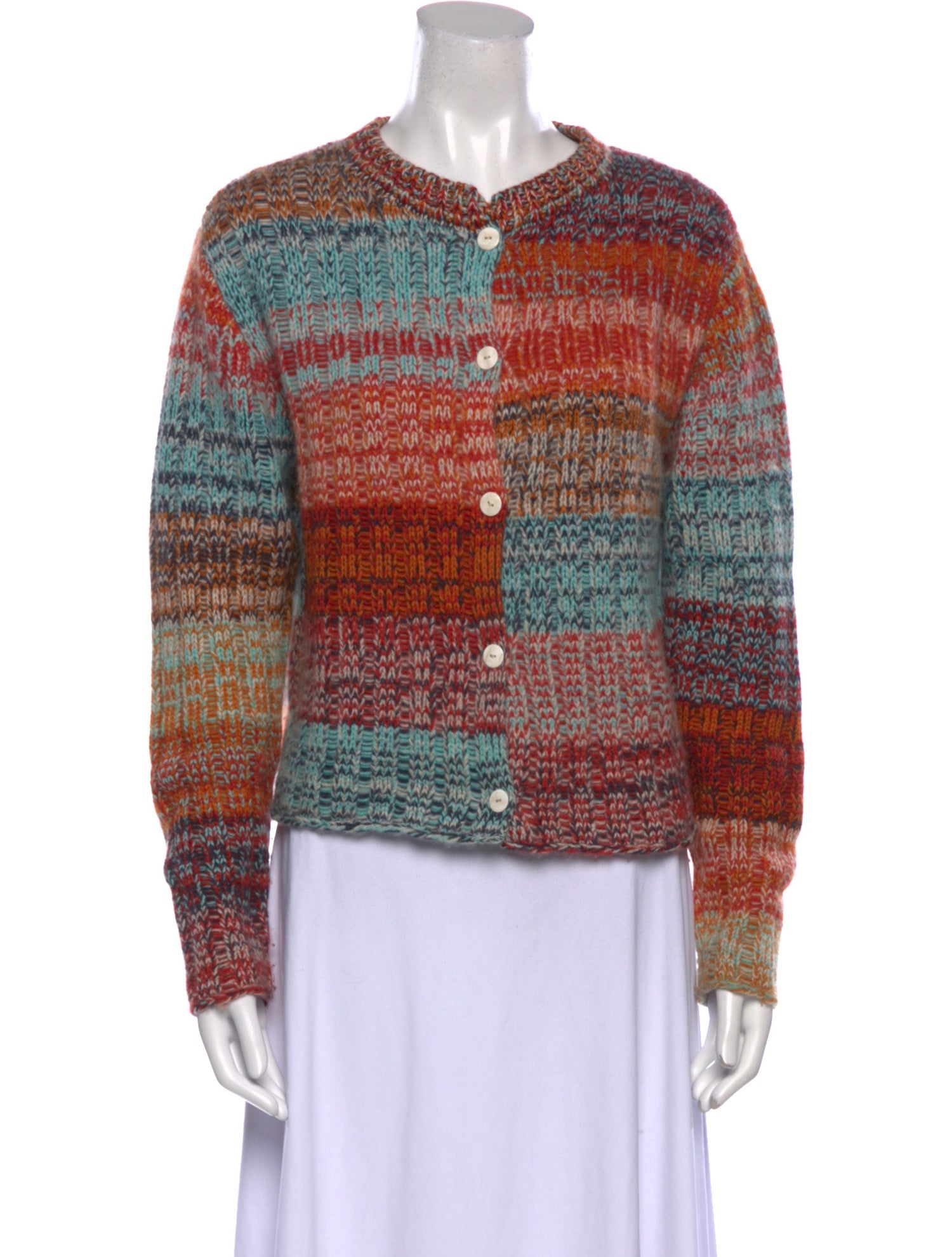 The Elder Statesman Cashmere Printed Sweater