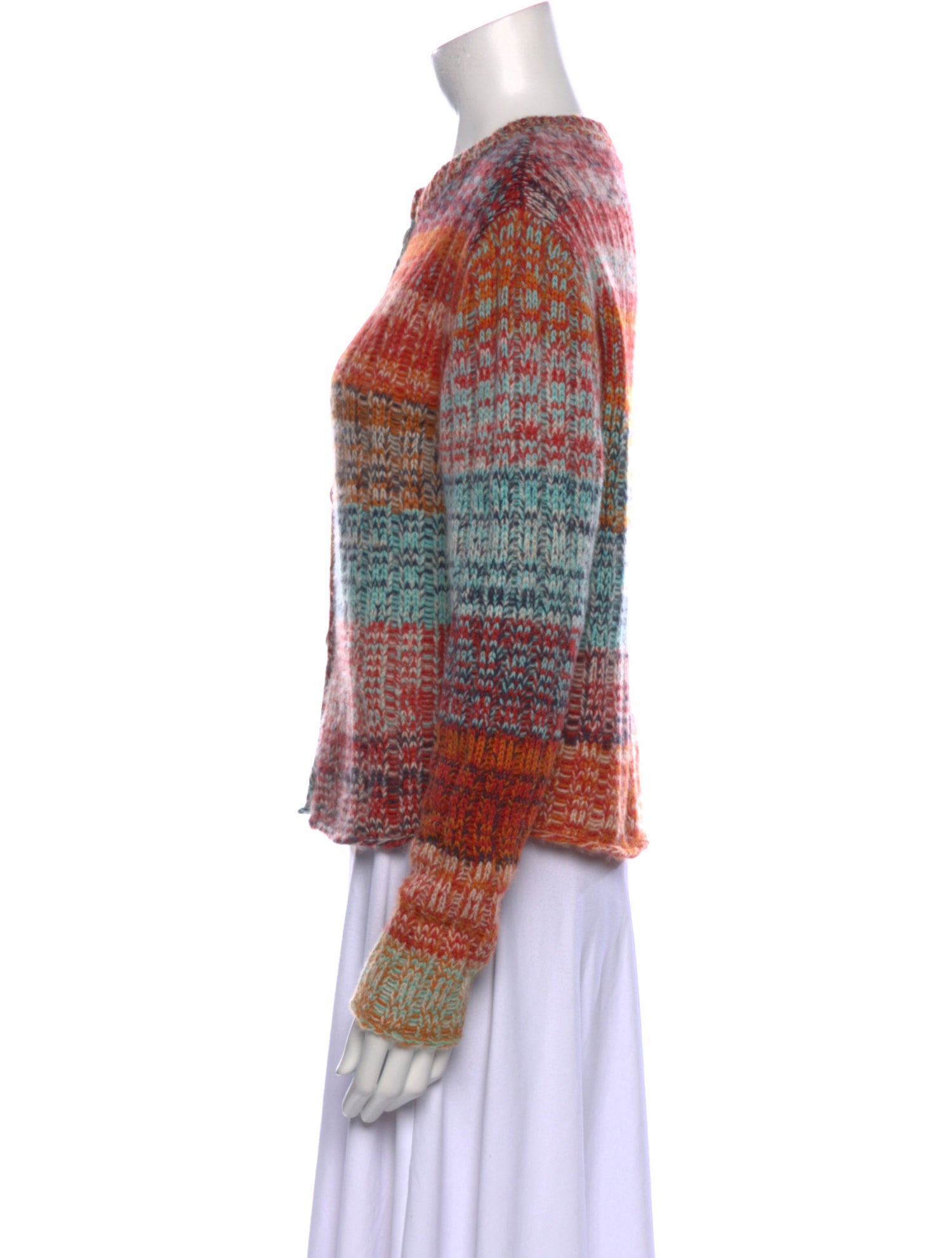 The Elder Statesman Cashmere Printed Sweater