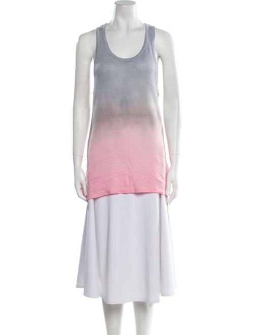 The Elder Statesman Cashmere Tie-Dye Print Top