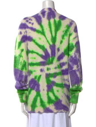 The Elder Statesman Cashmere Tie-Dye Print Sweater