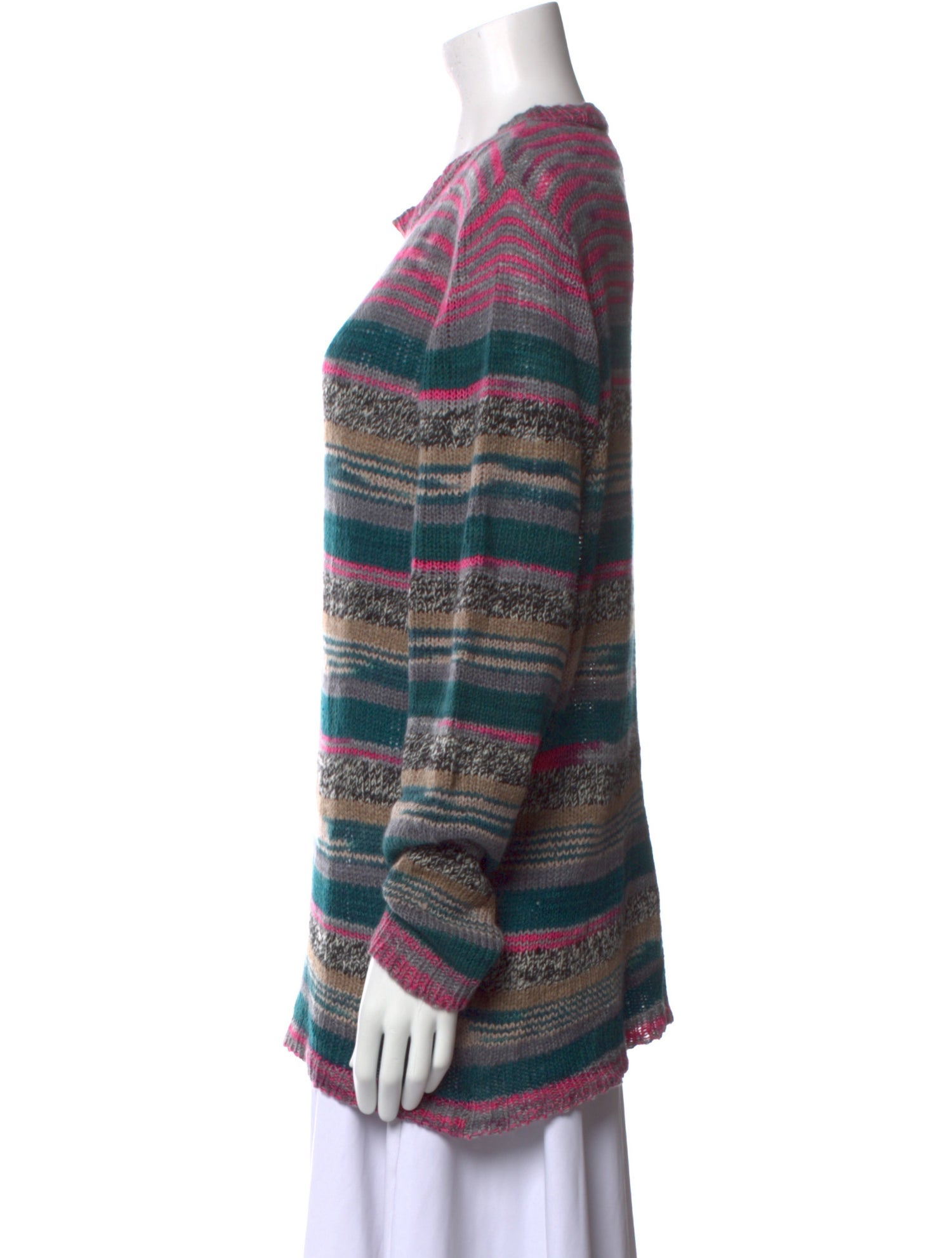 The Elder Statesman Cashmere Striped Sweater