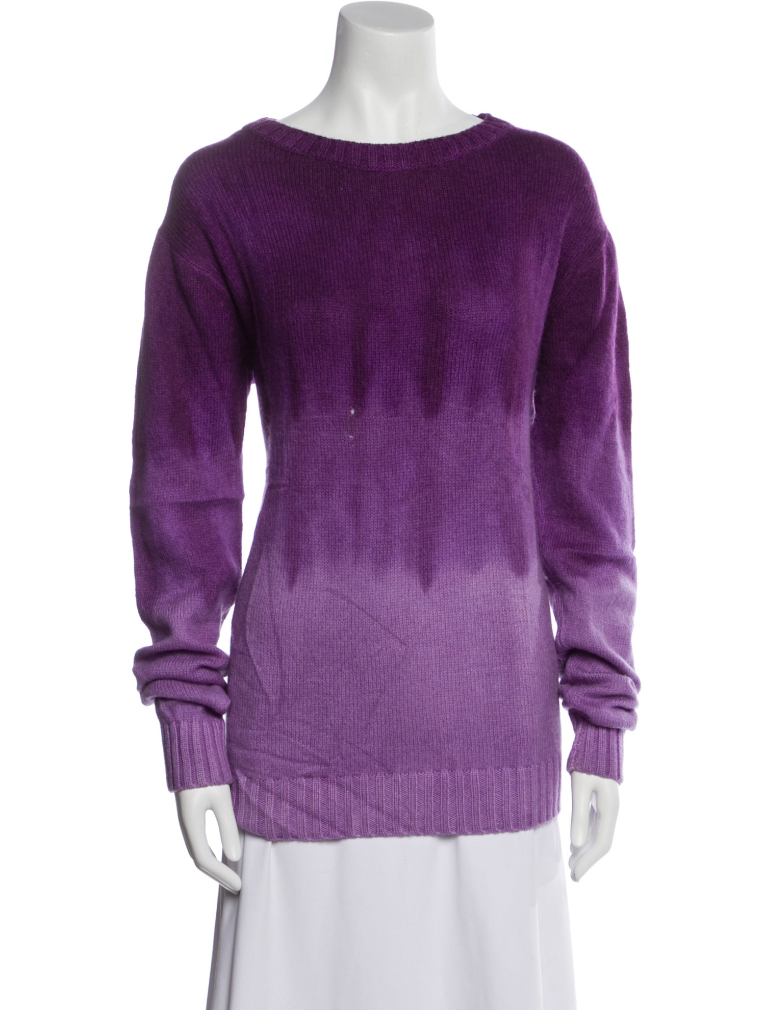 The Elder Statesman Cashmere Tie-Dye Print Sweater