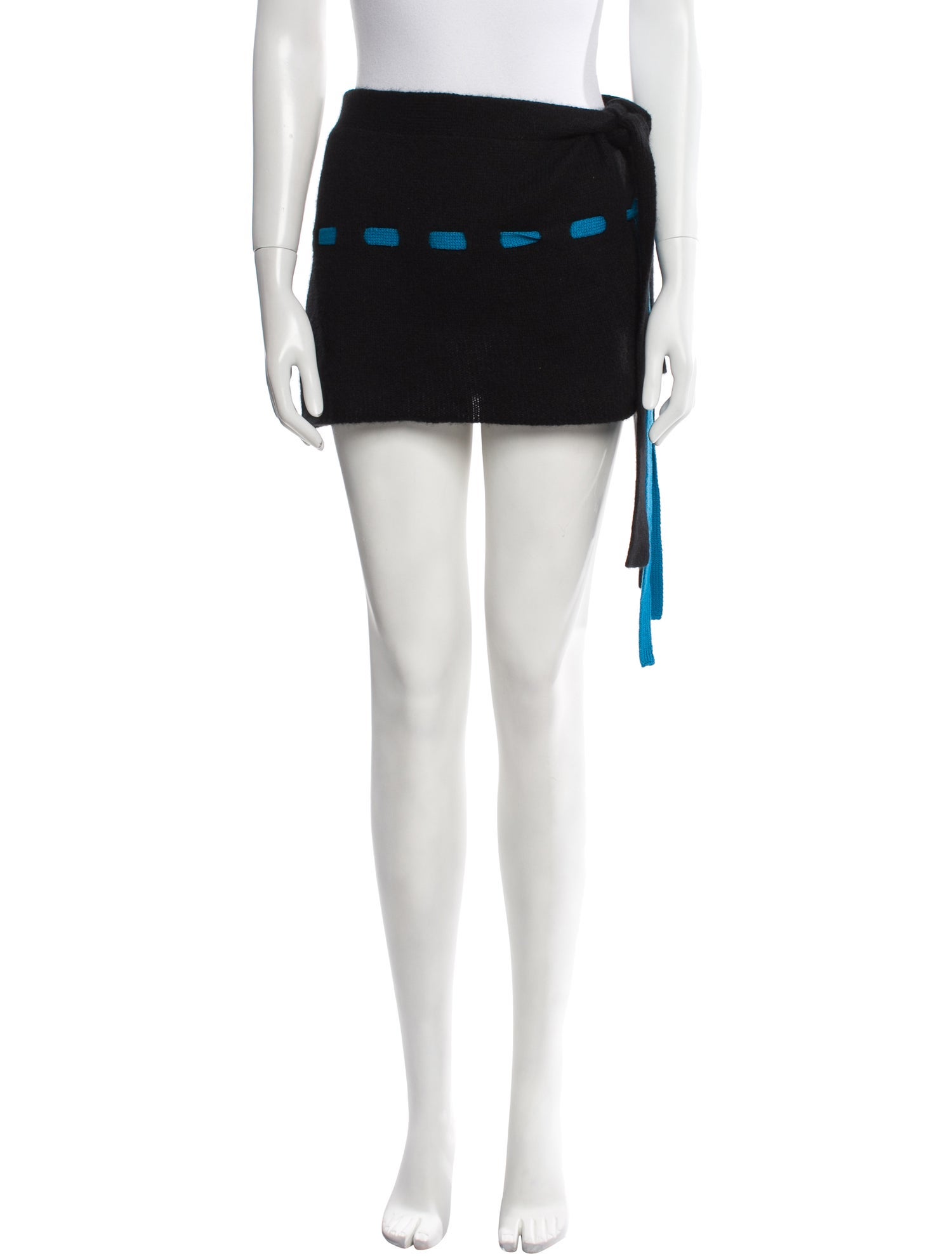 The Elder Statesman Cashmere Mini Skirt