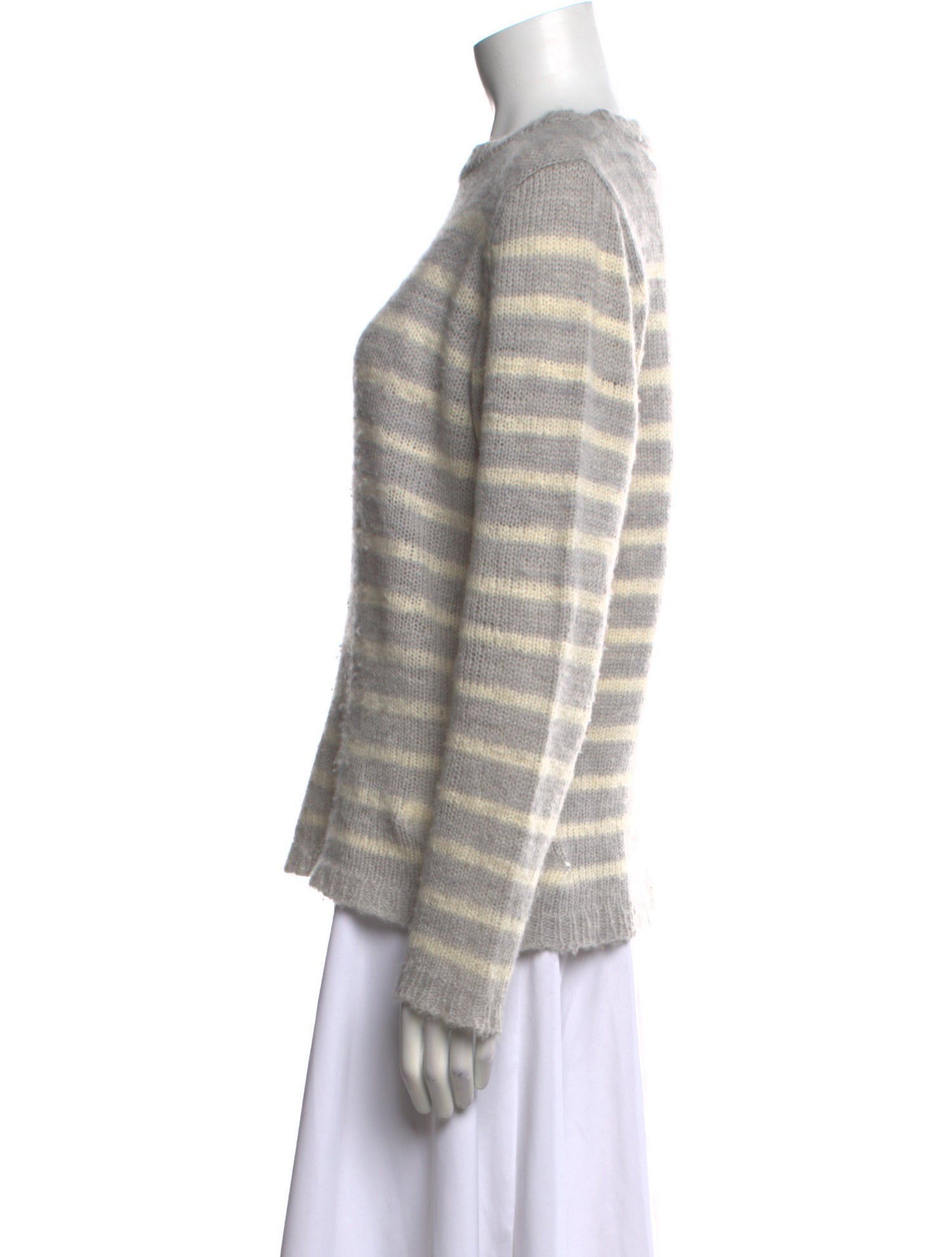The Elder Statesman Cashmere Striped Sweater