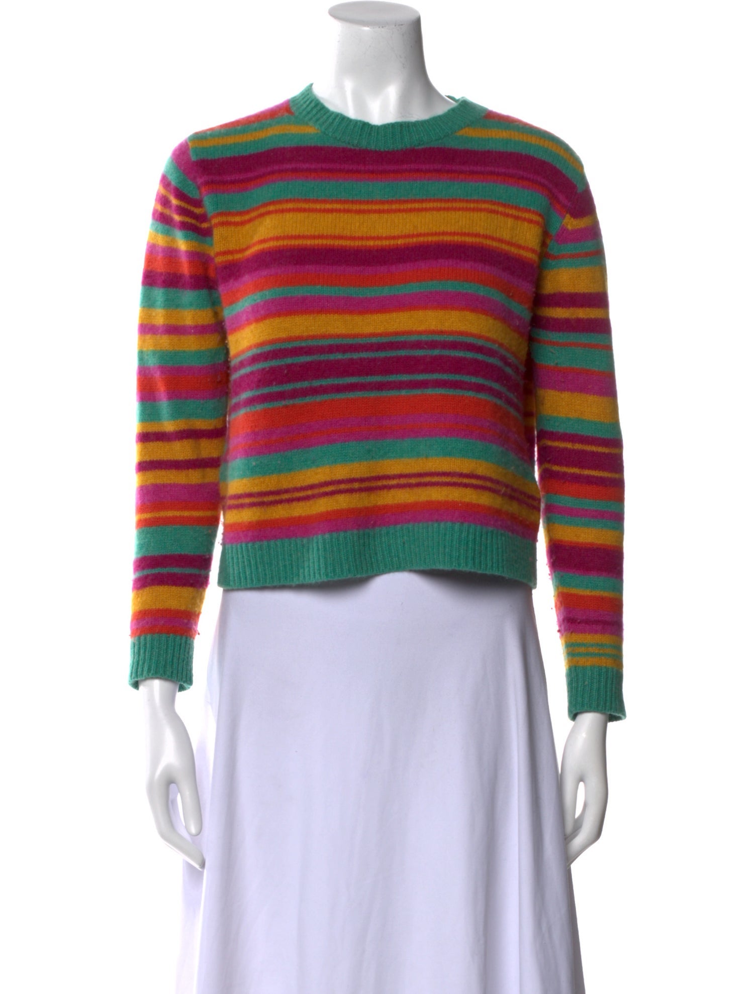 The Elder Statesman Cashmere Striped Sweater