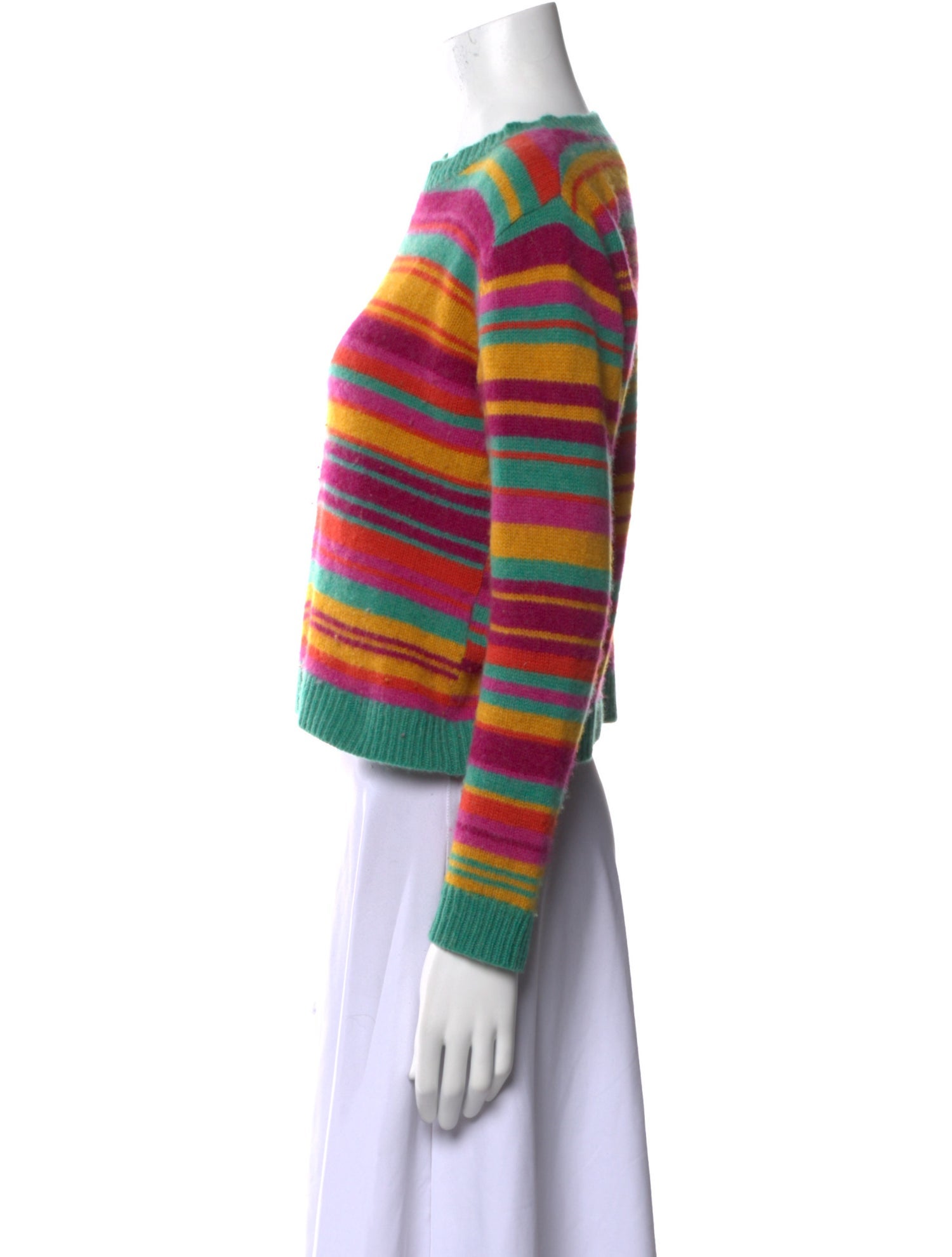 The Elder Statesman Cashmere Striped Sweater
