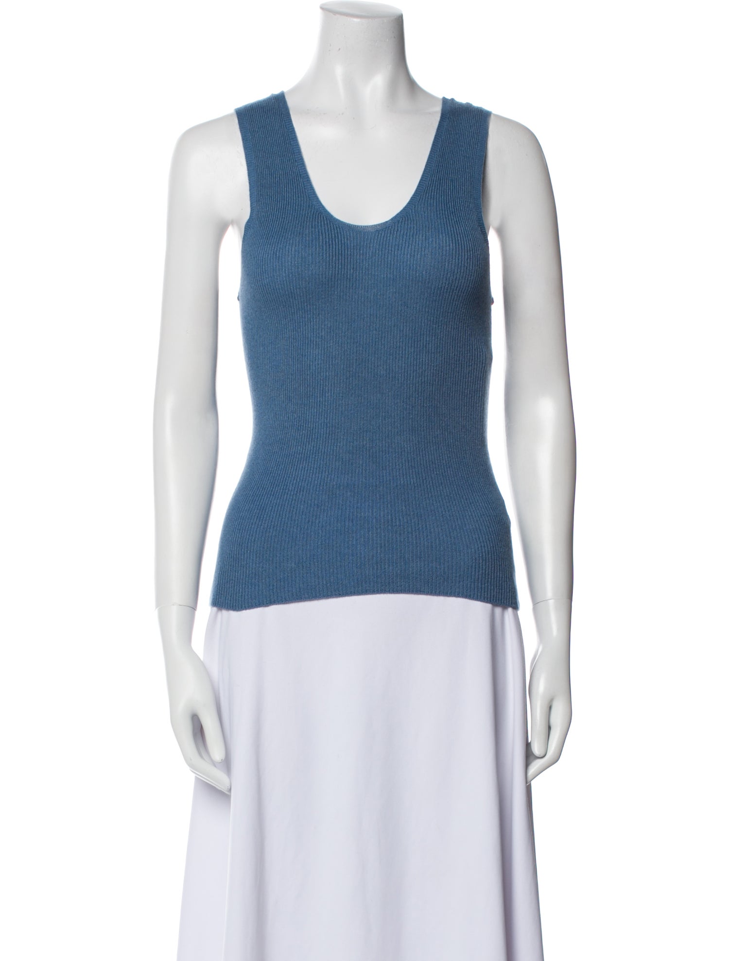 The Elder Statesman Cashmere Scoop Neck Top w/ Tags