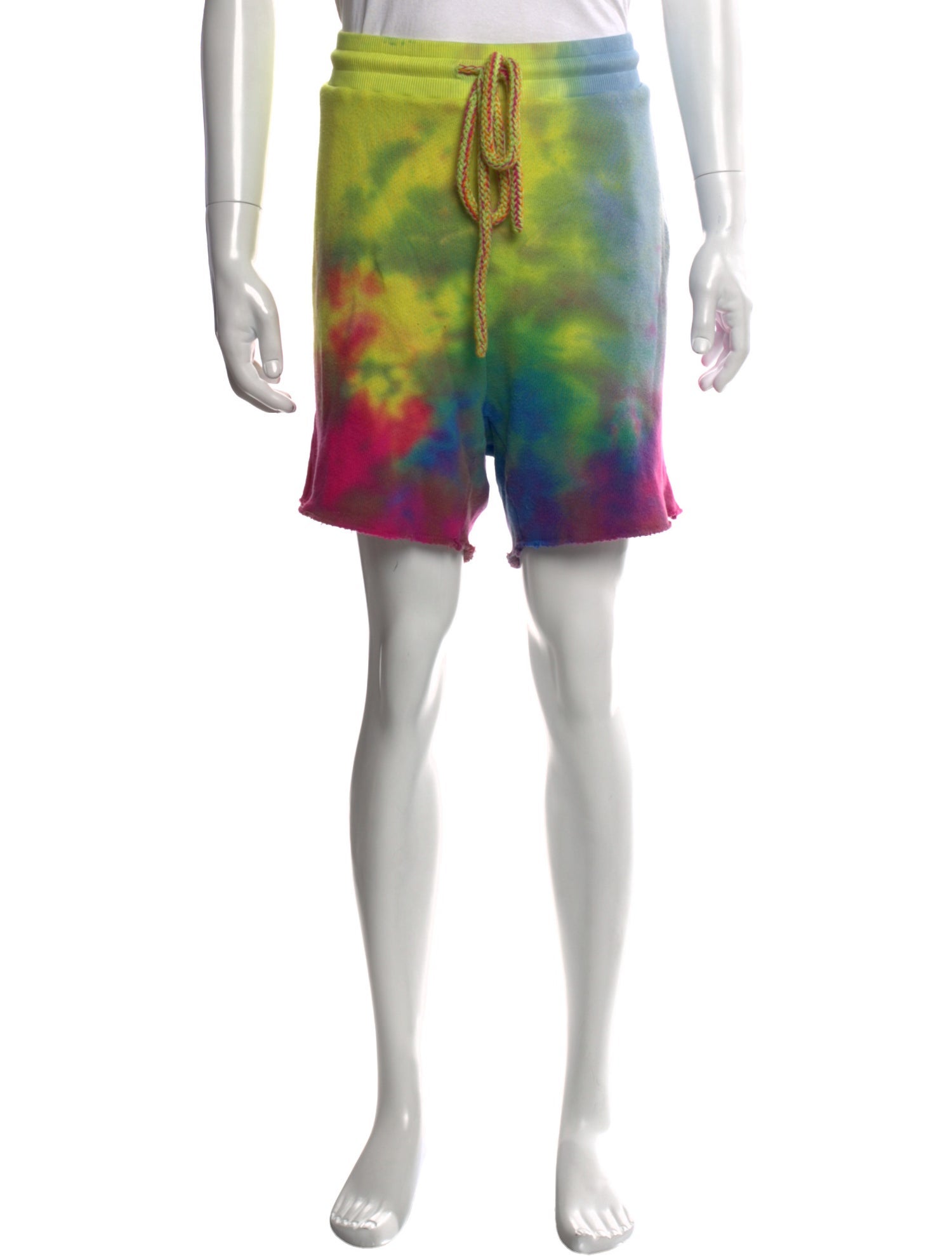 The Elder Statesman Tie-Dye Print Jogger Shorts