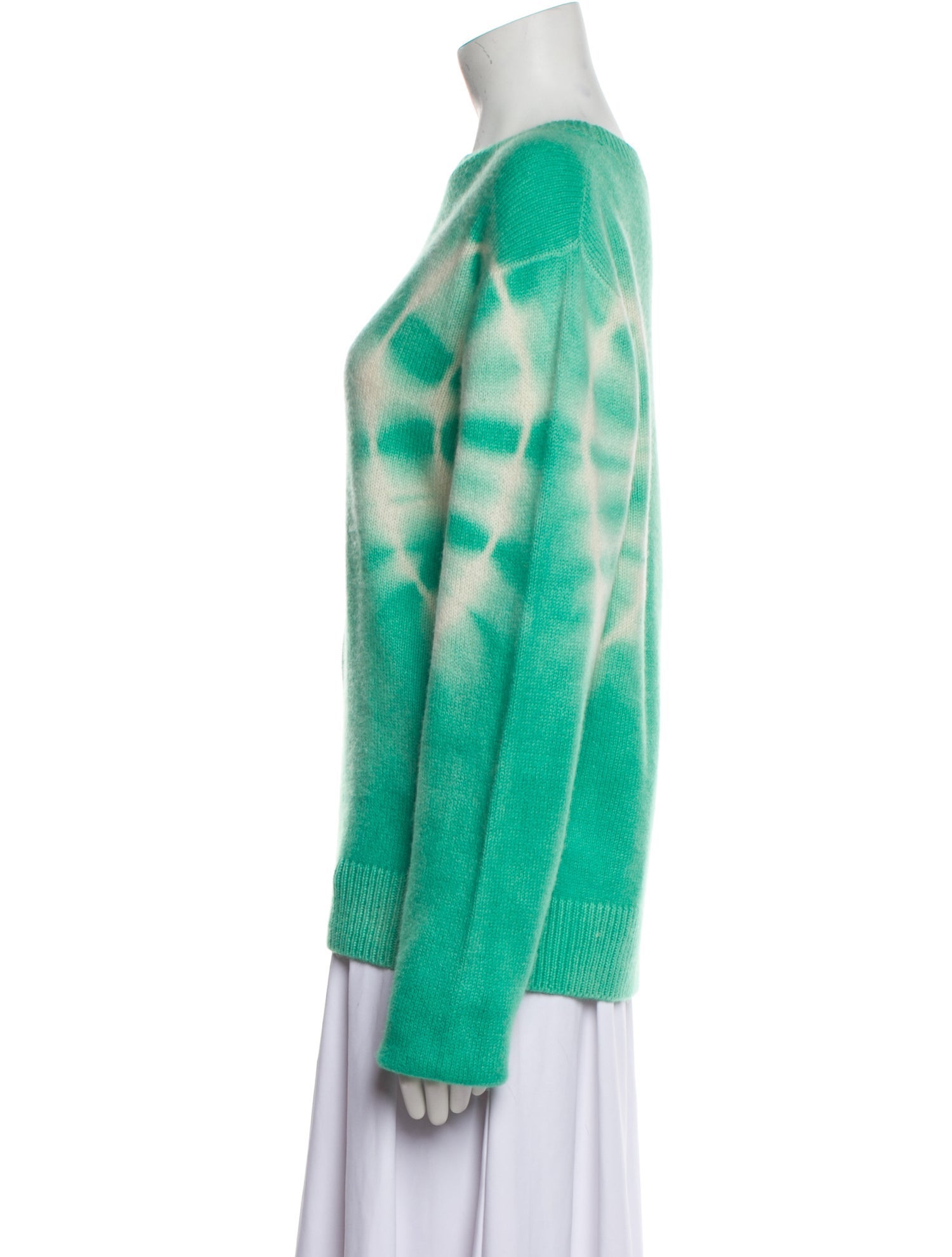 The Elder Statesman Cashmere Tie-Dye Print Sweater