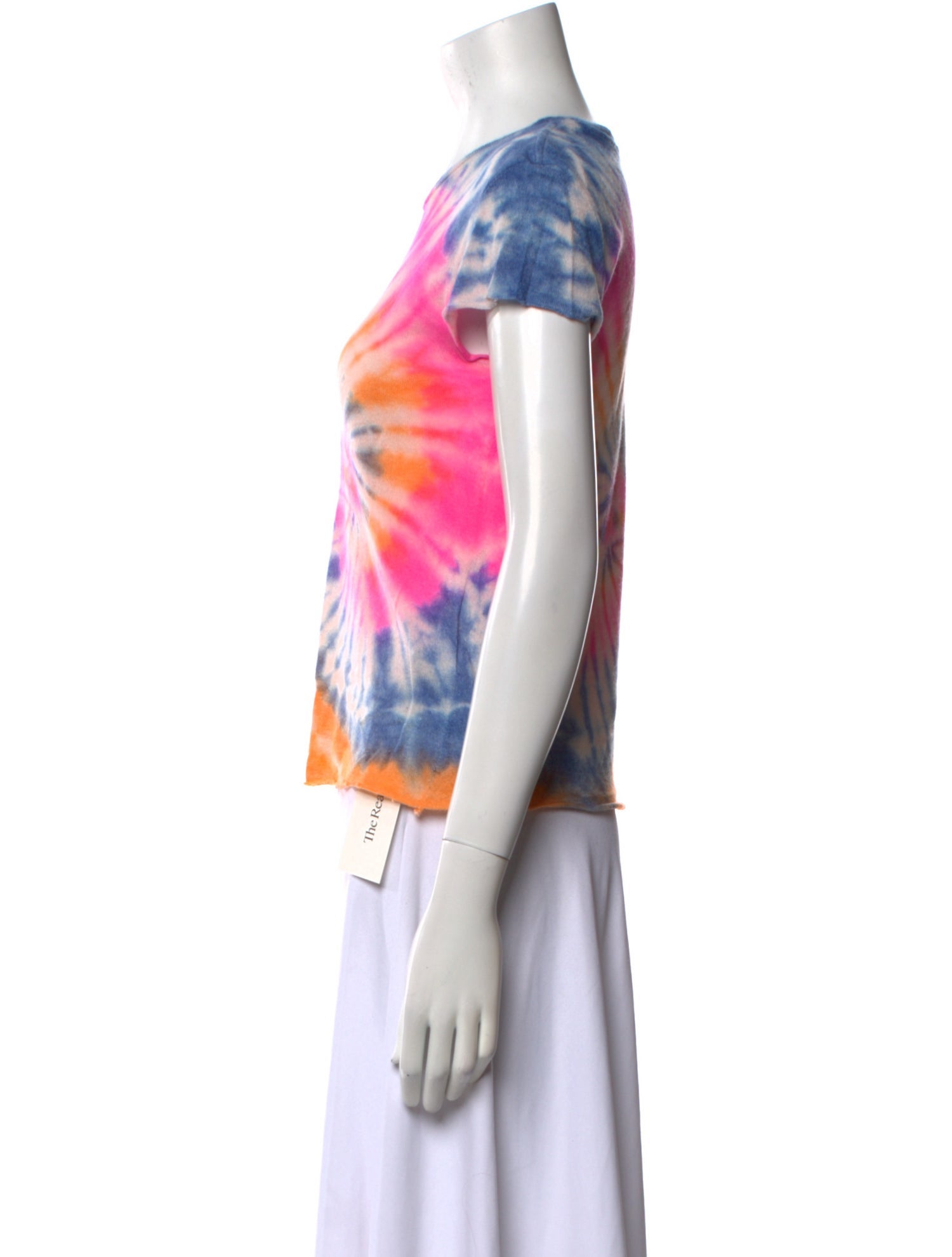 The Elder Statesman Cashmere Tie-Dye Print T-Shirt