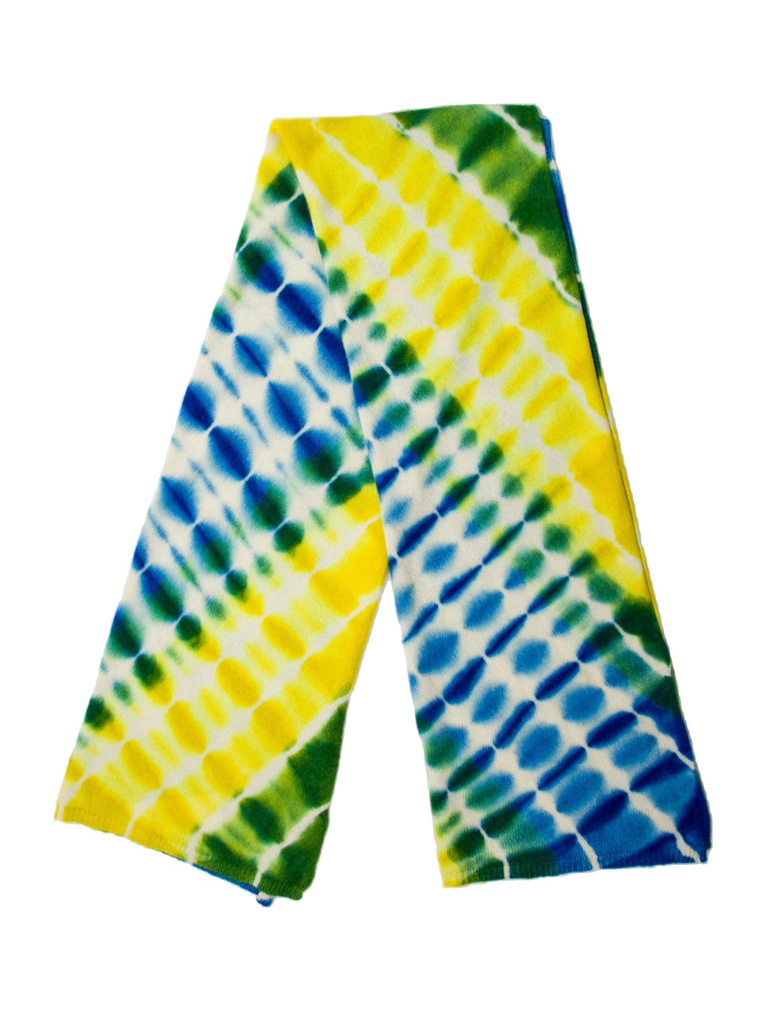 The Elder Statesman Cashmere Animal Print Scarf