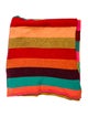 The Elder Statesman Striped Super Soft Cashmere Throw Blanket