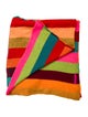 The Elder Statesman Striped Super Soft Cashmere Throw Blanket