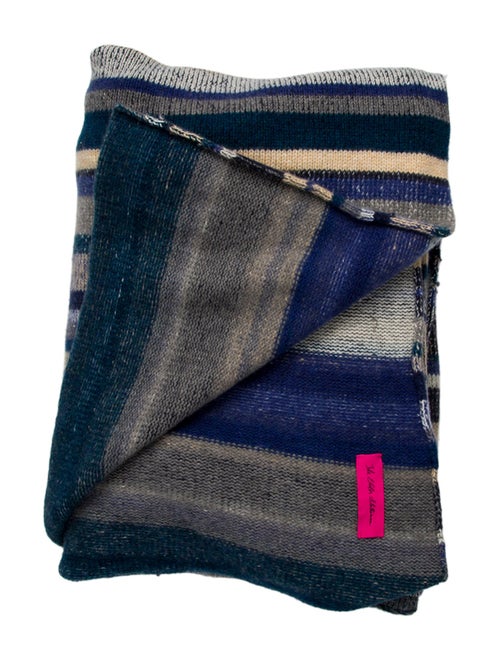 The Elder Statesman Stripe Super Soft Blanket