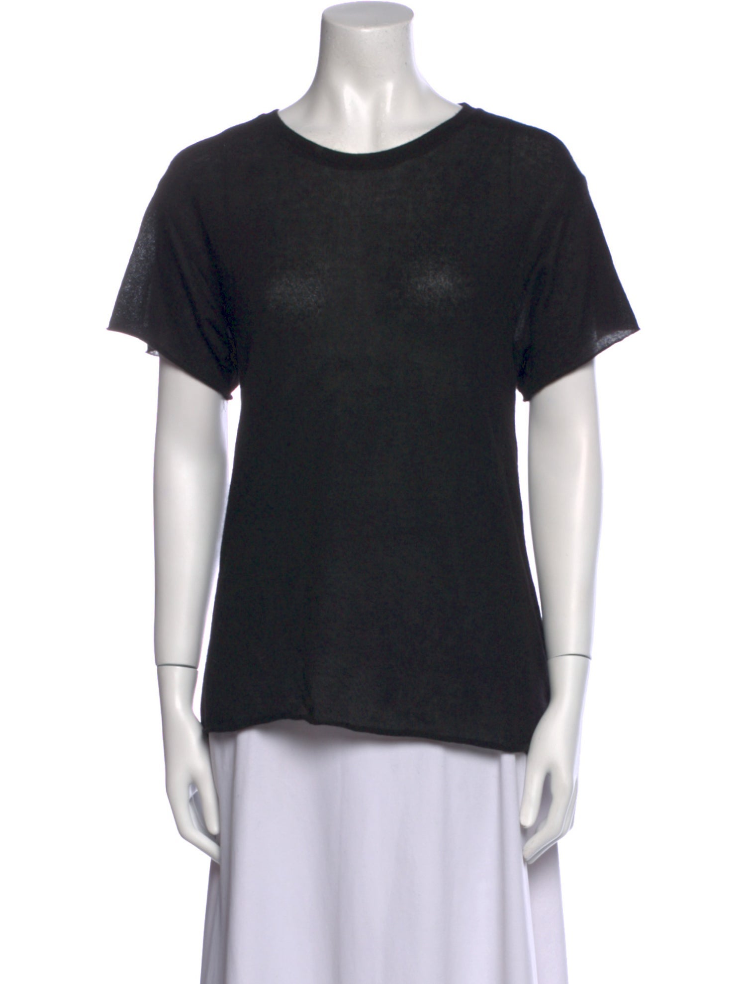 The Elder Statesman Cashmere Crew Neck T-Shirt