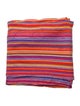 The Elder Statesman Striped Throw Blanket