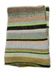 The Elder Statesman Striped Super Soft Cashmere Throw Blanket