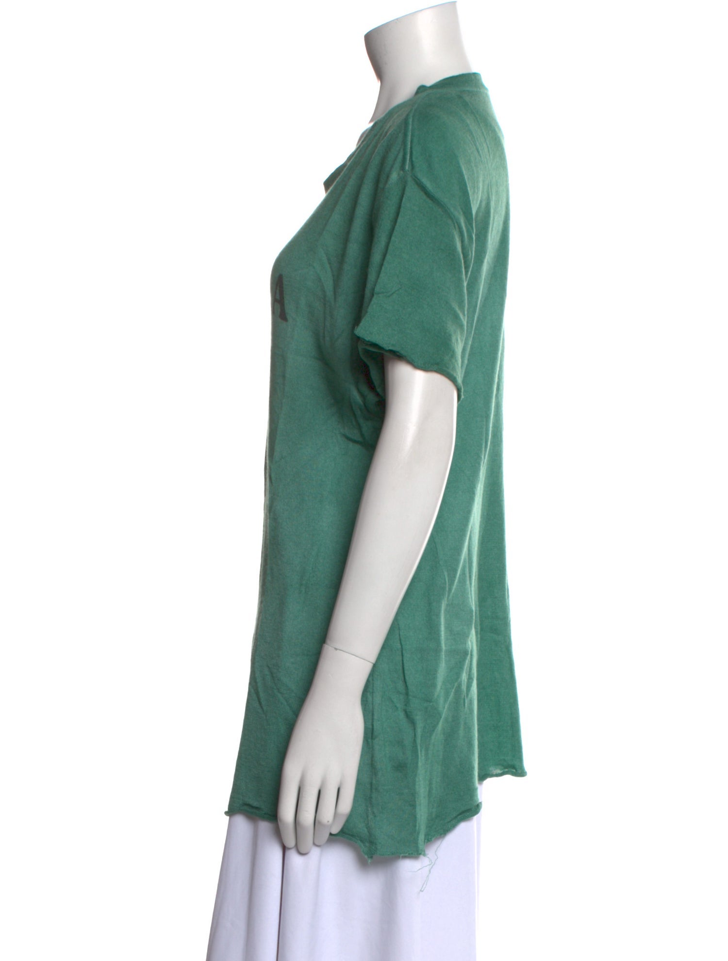 The Elder Statesman Cashmere Graphic Print T-Shirt