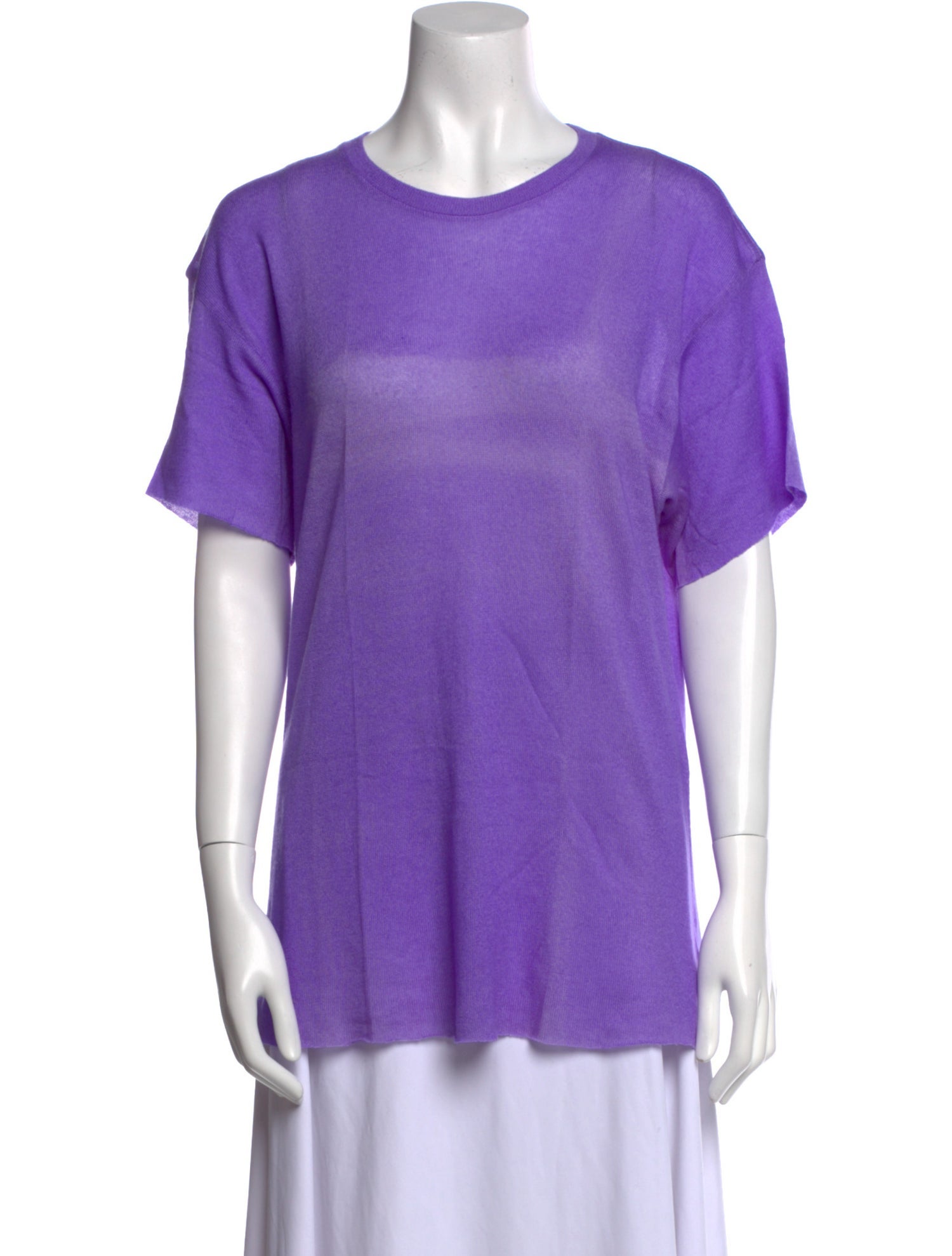 The Elder Statesman Cashmere Crew Neck T-Shirt