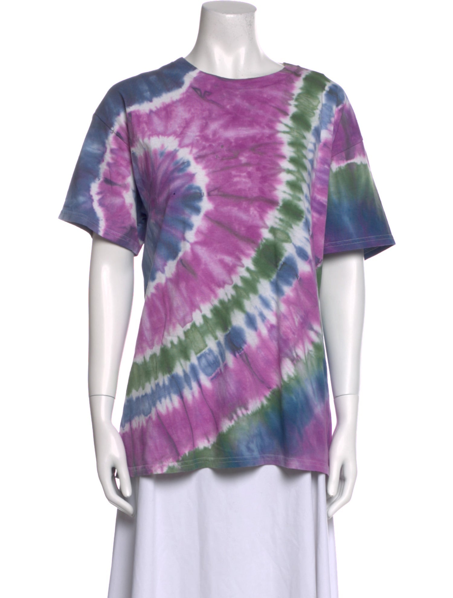 The Elder Statesman Tie-Dye Print Crew Neck T-Shirt