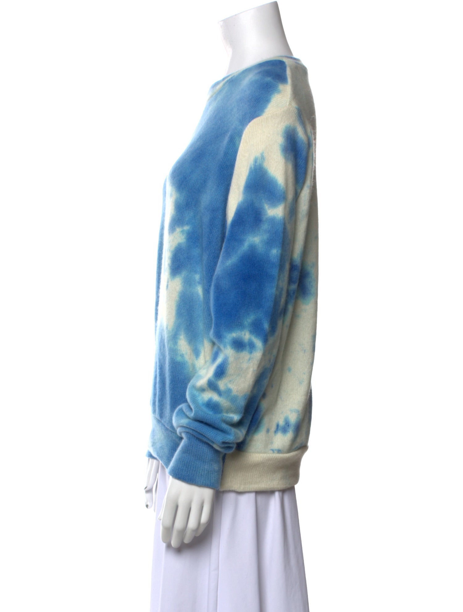 The Elder Statesman Cashmere Tie-Dye Print Sweater