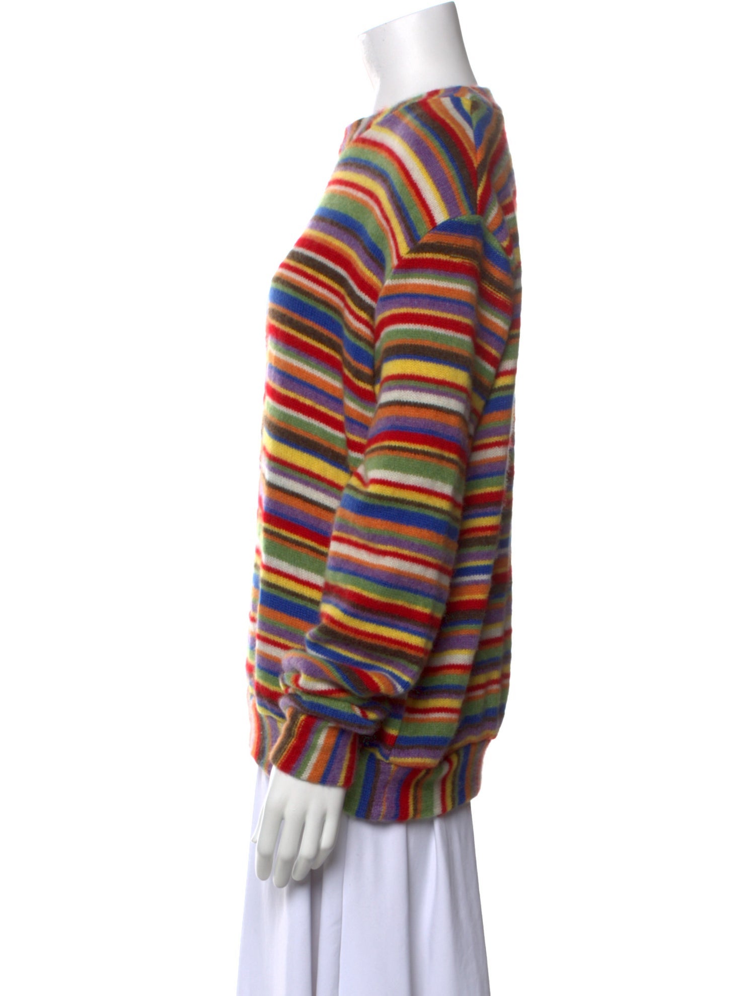 The Elder Statesman Cashmere Striped Sweater