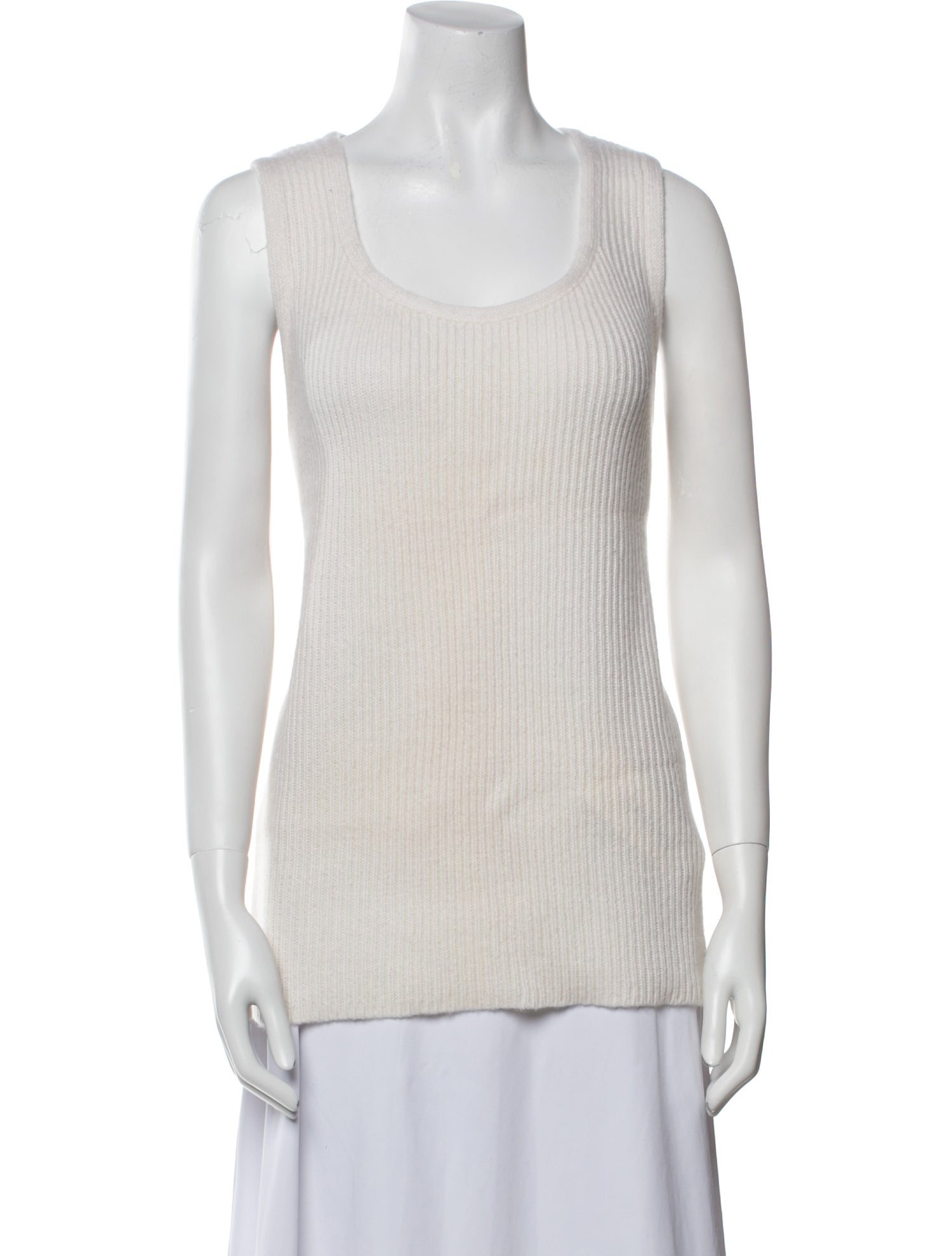 The Elder Statesman Cashmere Scoop Neck Top
