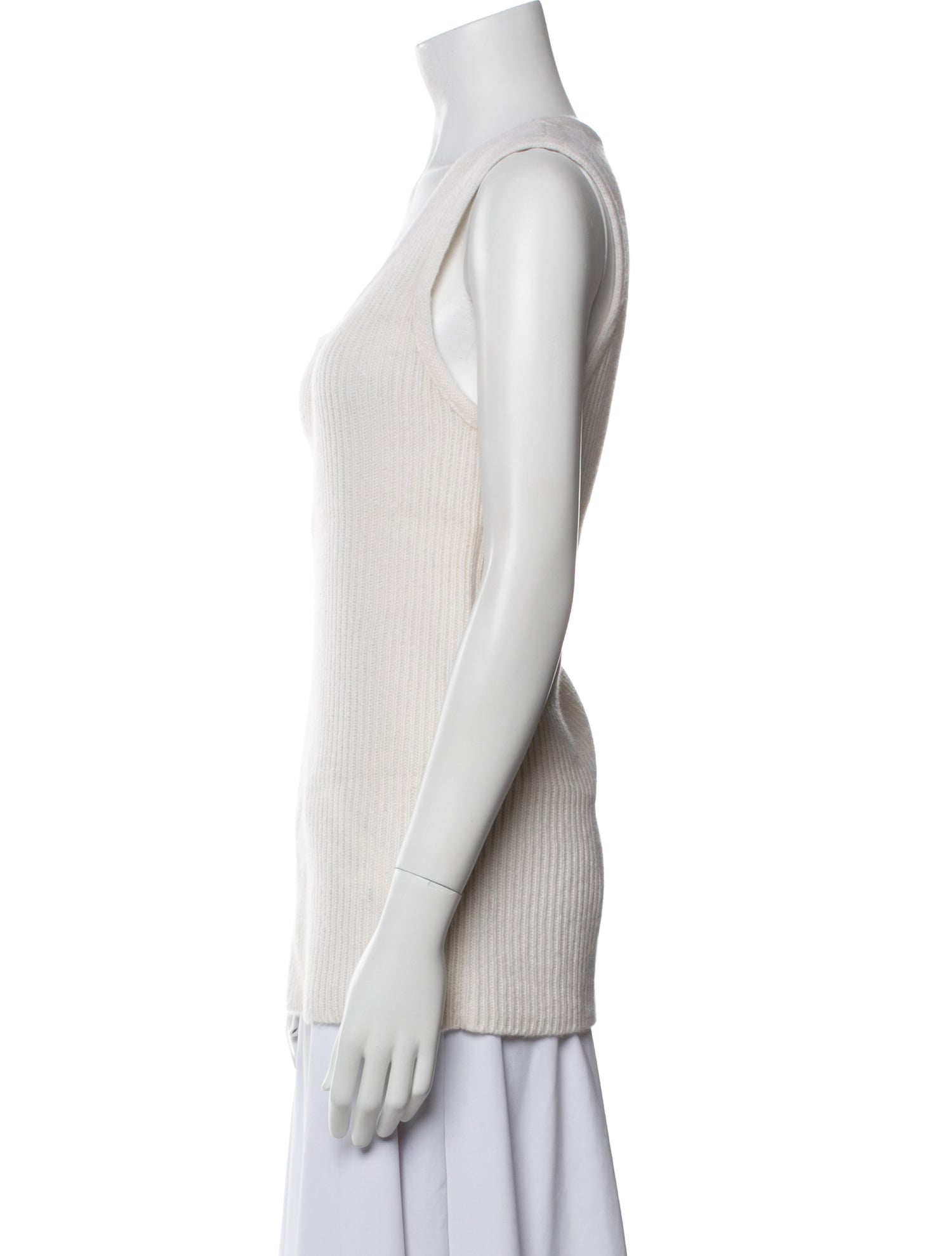 The Elder Statesman Cashmere Scoop Neck Top