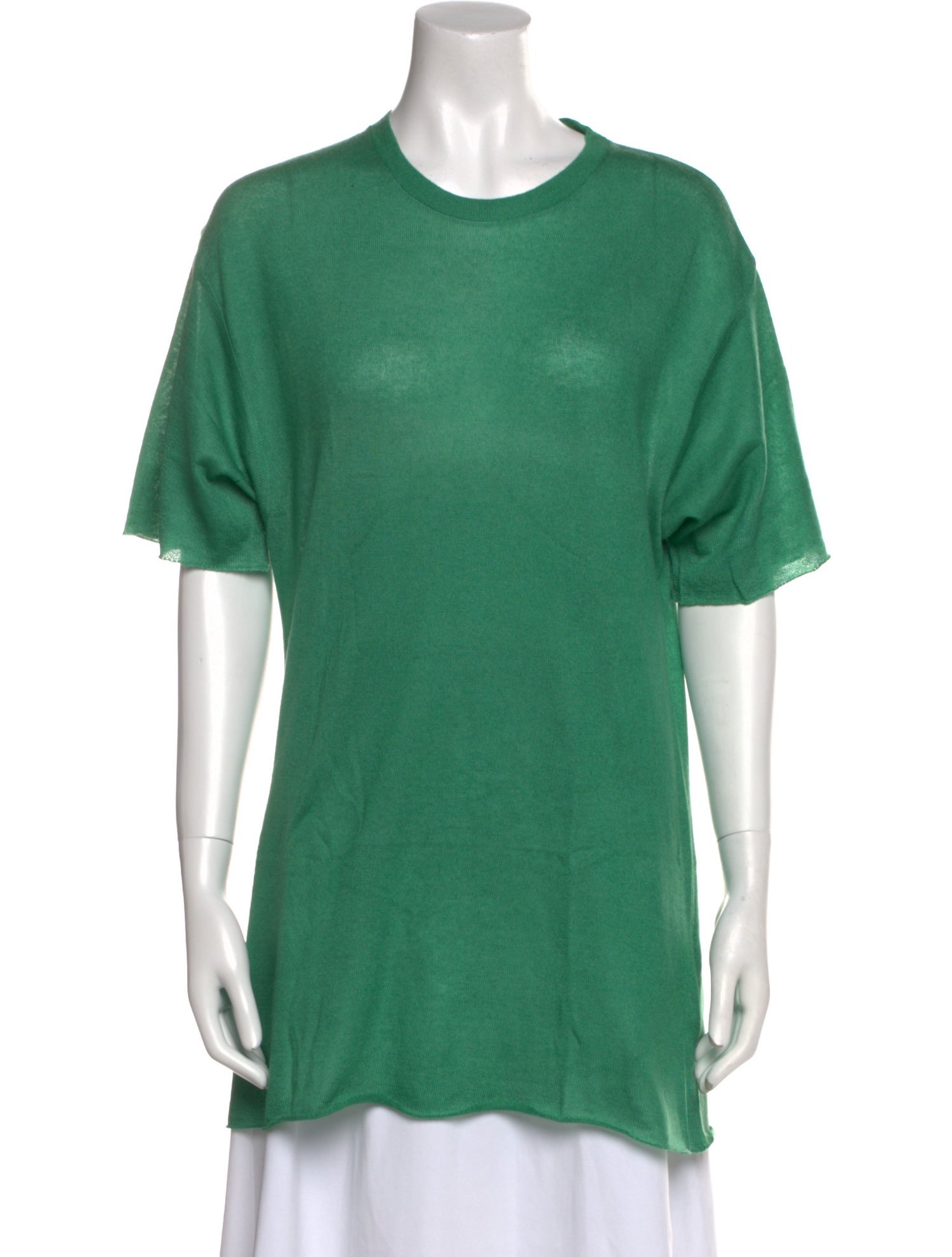 The Elder Statesman Cashmere Crew Neck T-Shirt