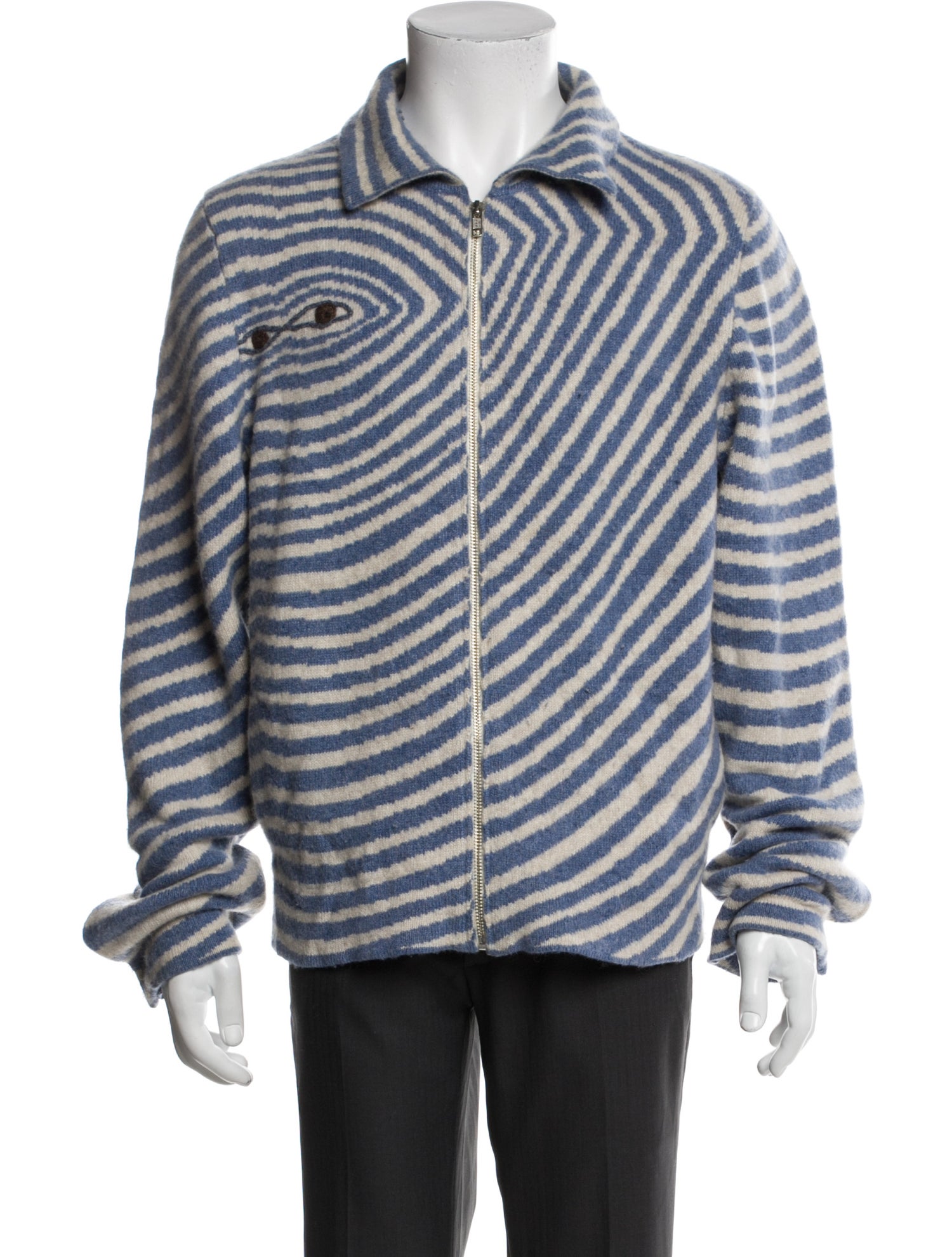 The Elder Statesman Striped Jacket