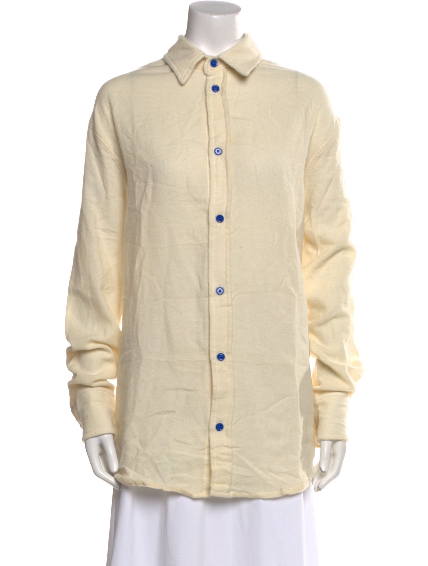 The Elder Statesman Long Sleeve Button-Up Top