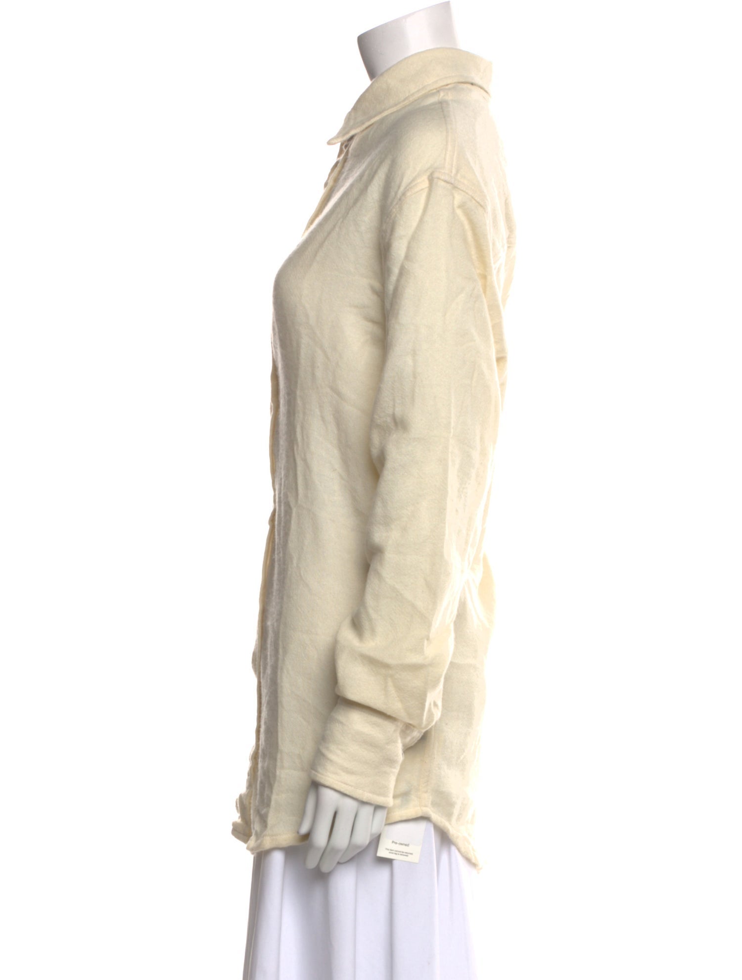 The Elder Statesman Long Sleeve Button-Up Top