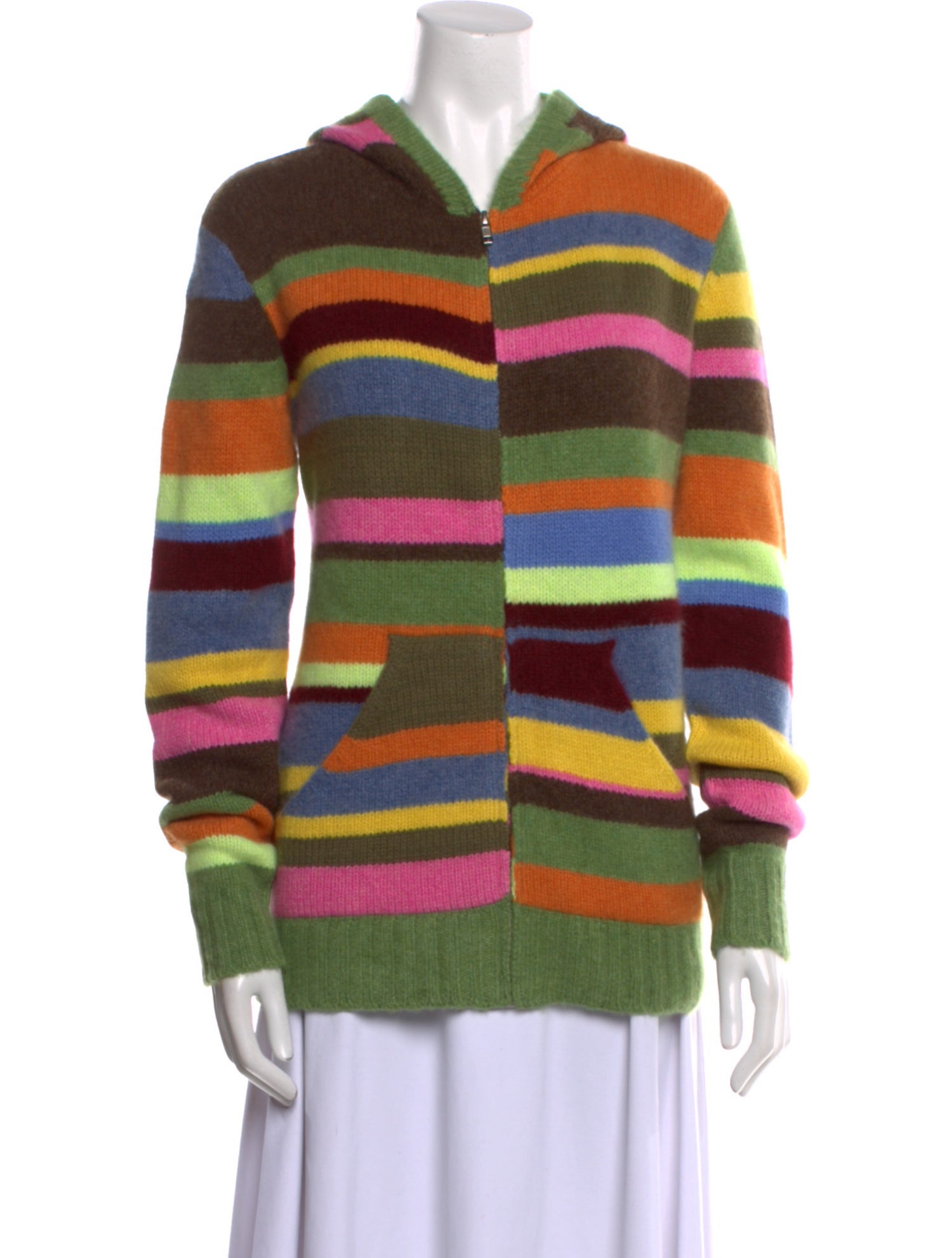 The Elder Statesman Cashmere Striped Sweater
