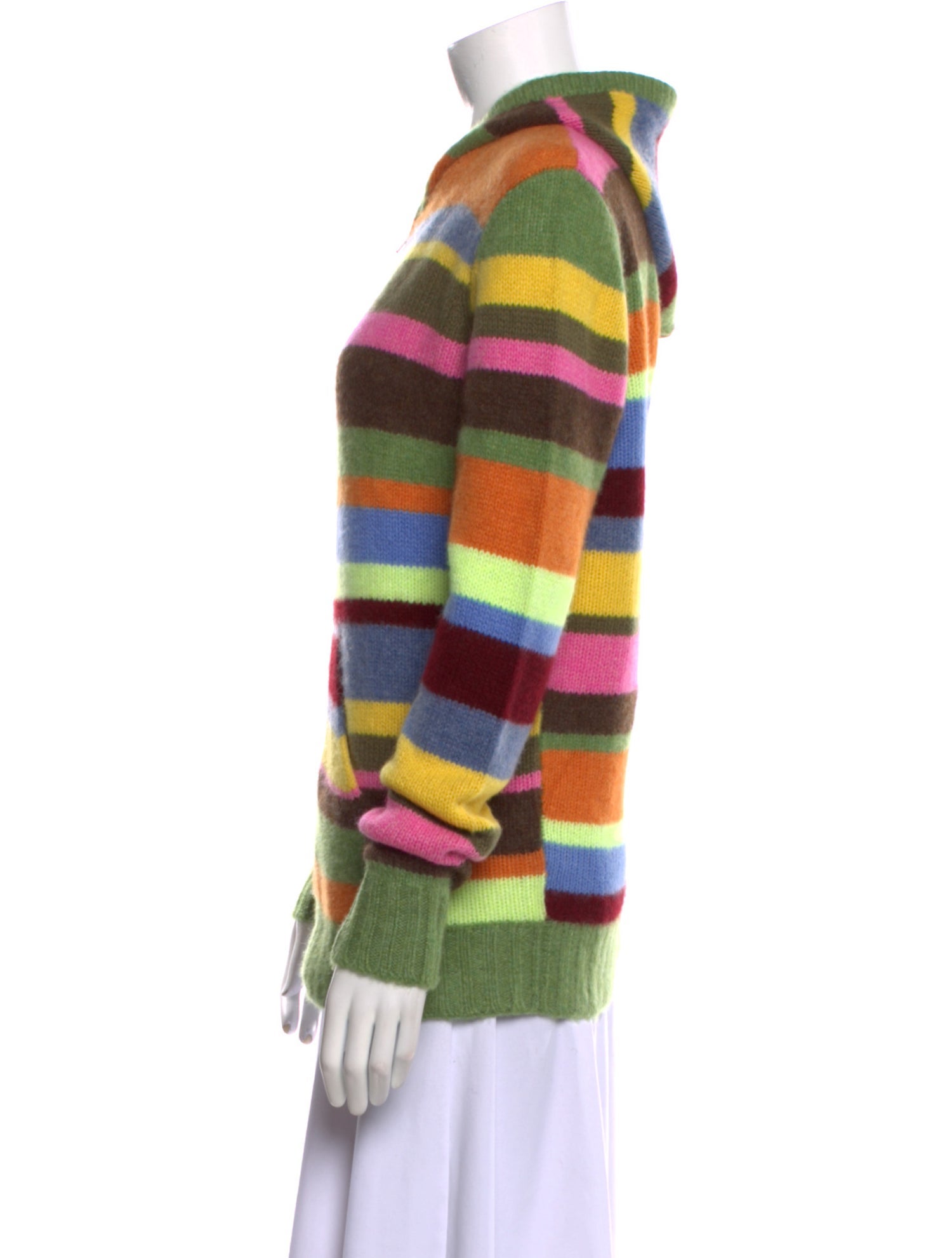 The Elder Statesman Cashmere Striped Sweater