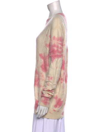 The Elder Statesman Cashmere Tie-Dye Print Sweater