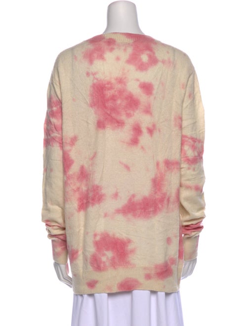 The Elder Statesman Cashmere Tie-Dye Print Sweater