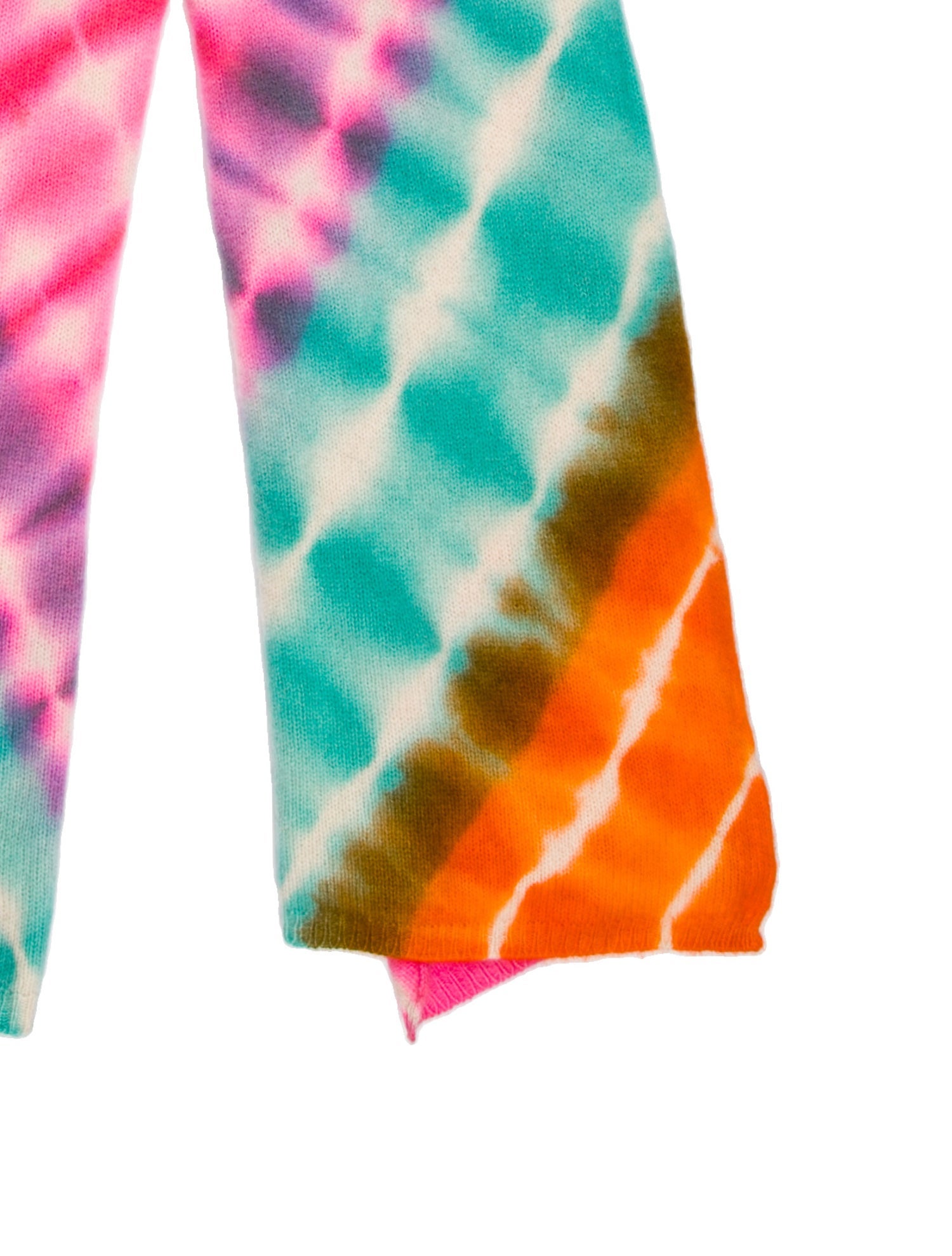 The Elder Statesman Cashmere Tie-Dye Print Scarf