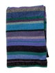 The Elder Statesman Striped Throw Blanket