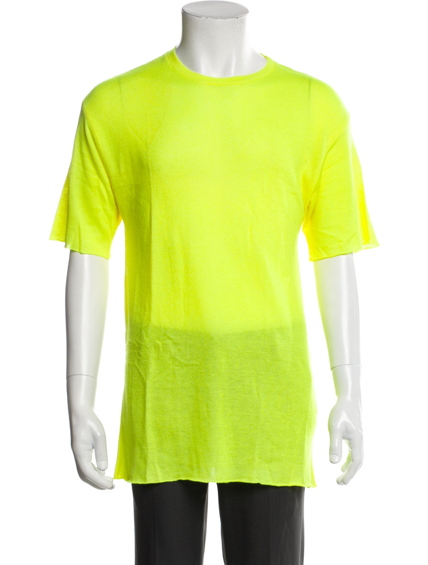 The Elder Statesman Cashmere Crew Neck T-Shirt