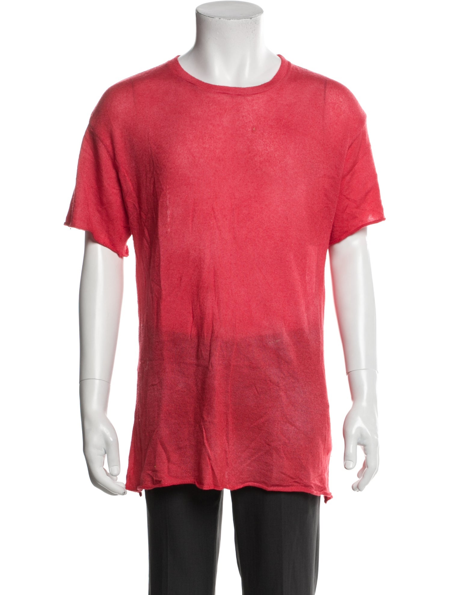 The Elder Statesman Cashmere Crew Neck T-Shirt