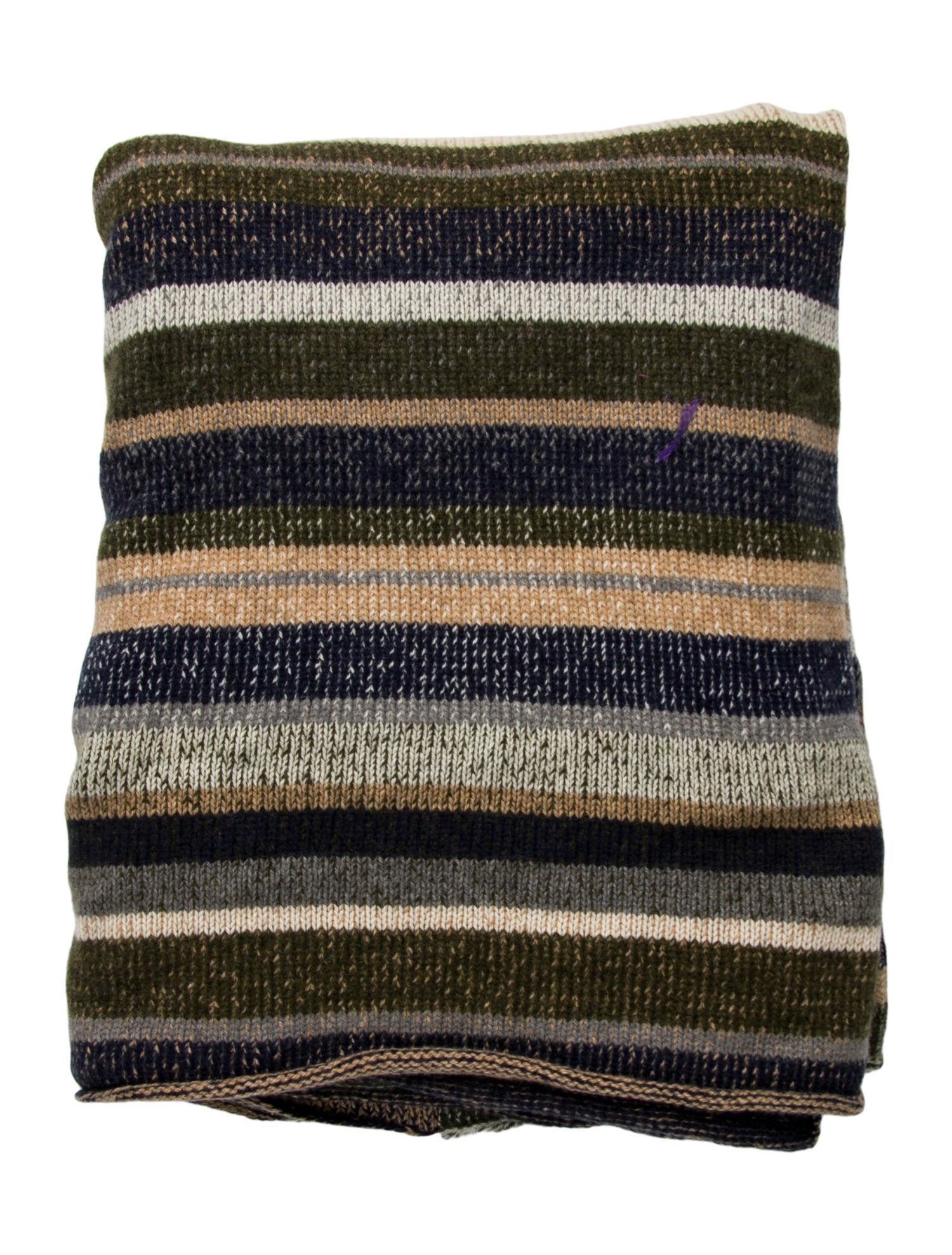 The Elder Statesman Stripe Super Soft Throw Blanket