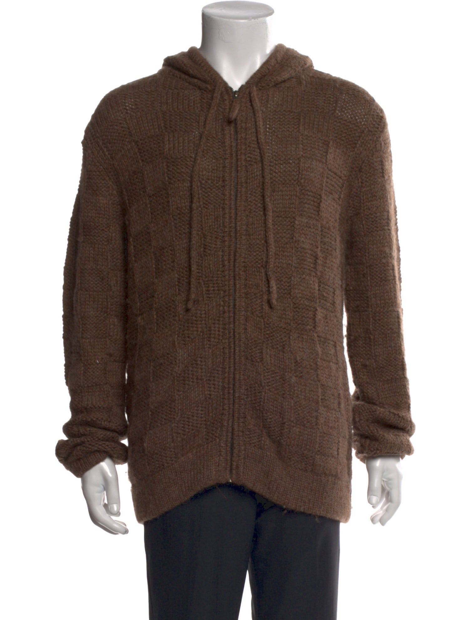 The Elder Statesman Baby Alpaca Mock Neck Cardigan