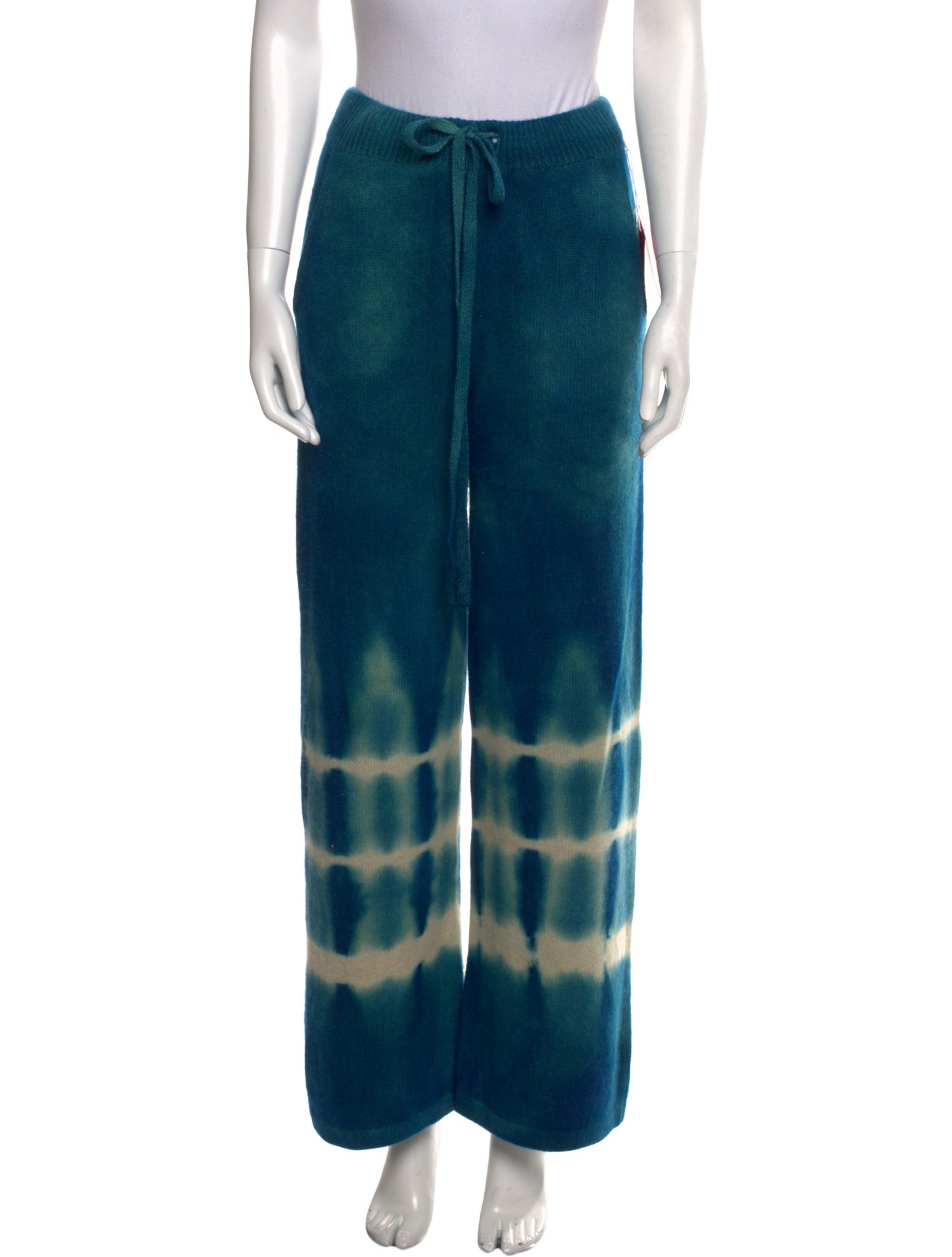 The Elder Statesman Cashmere Wide Leg Pants
