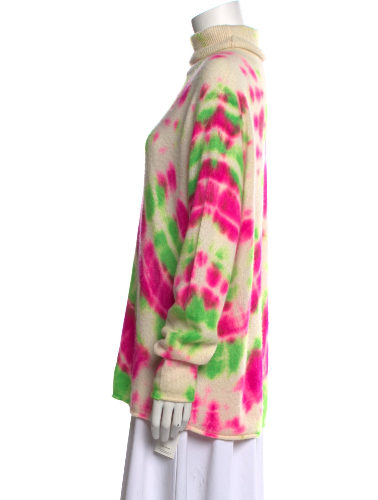 The Elder Statesman Cashmere Tie-Dye Print Sweater