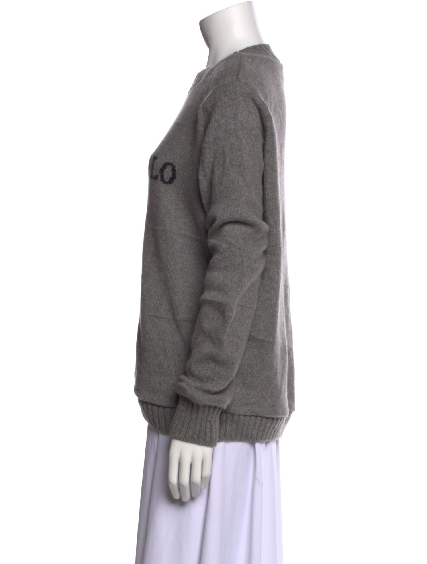 The Elder Statesman Cashmere Graphic Print Sweater