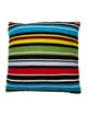 The Elder Statesman Racing Stripe Cashmere Knit Throw Pillow