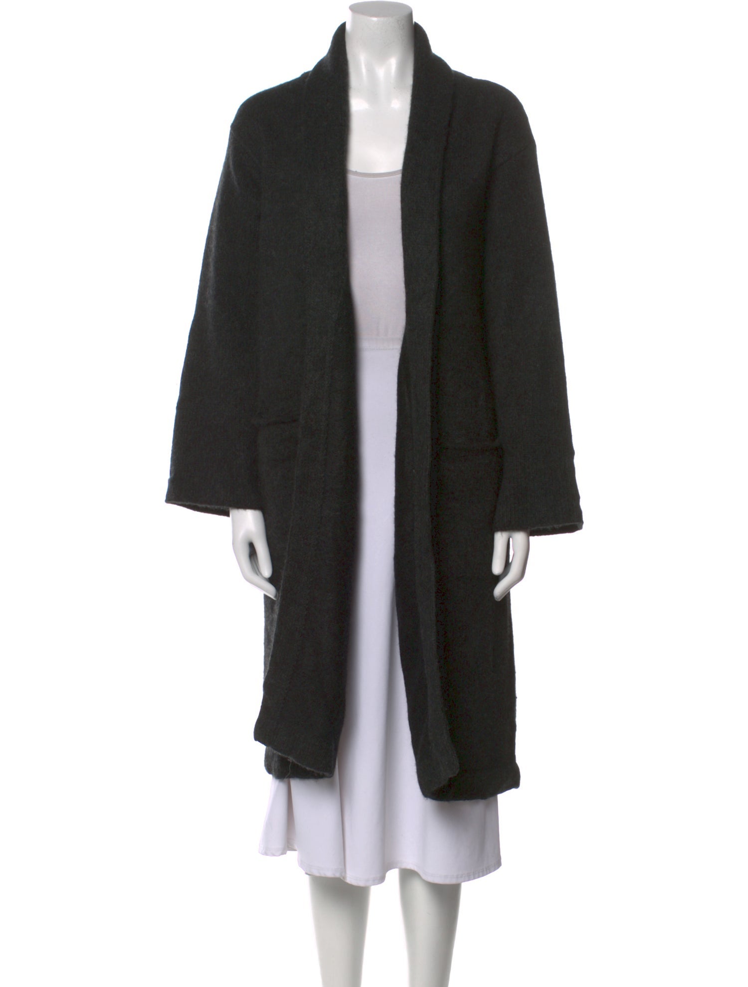 The Elder Statesman Cashmere Open Front Sweater