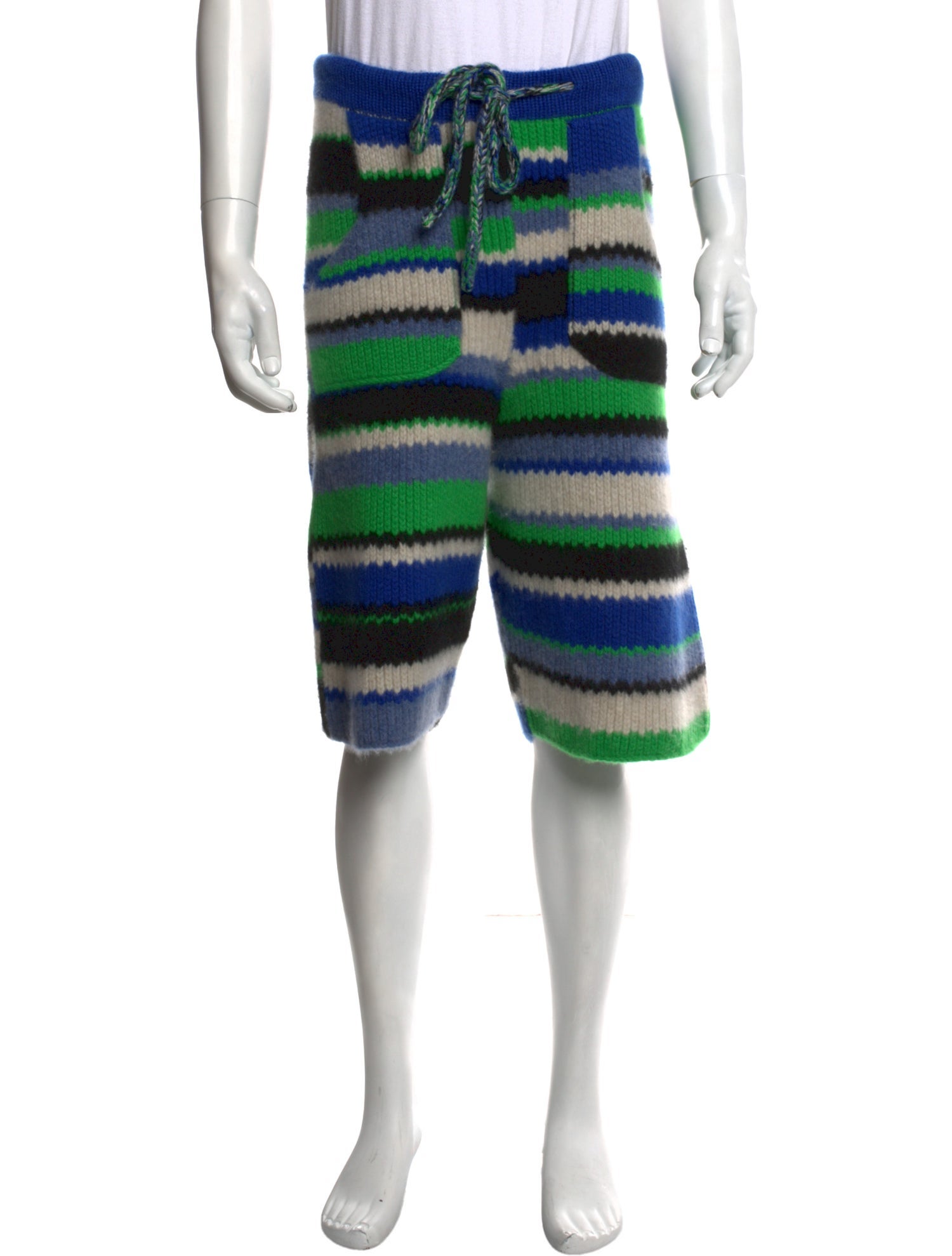 The Elder Statesman Cashmere Jogger Shorts