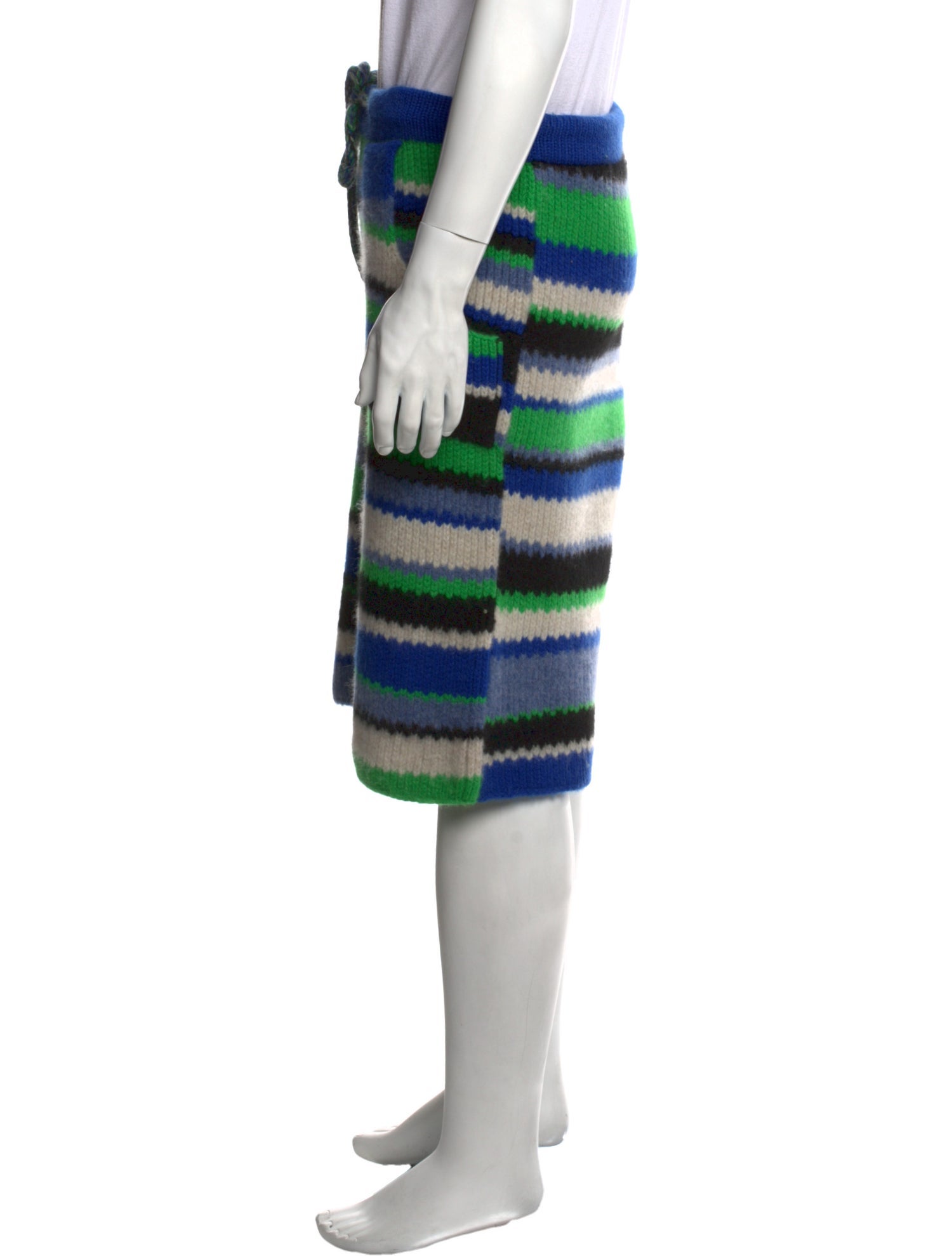 The Elder Statesman Cashmere Jogger Shorts