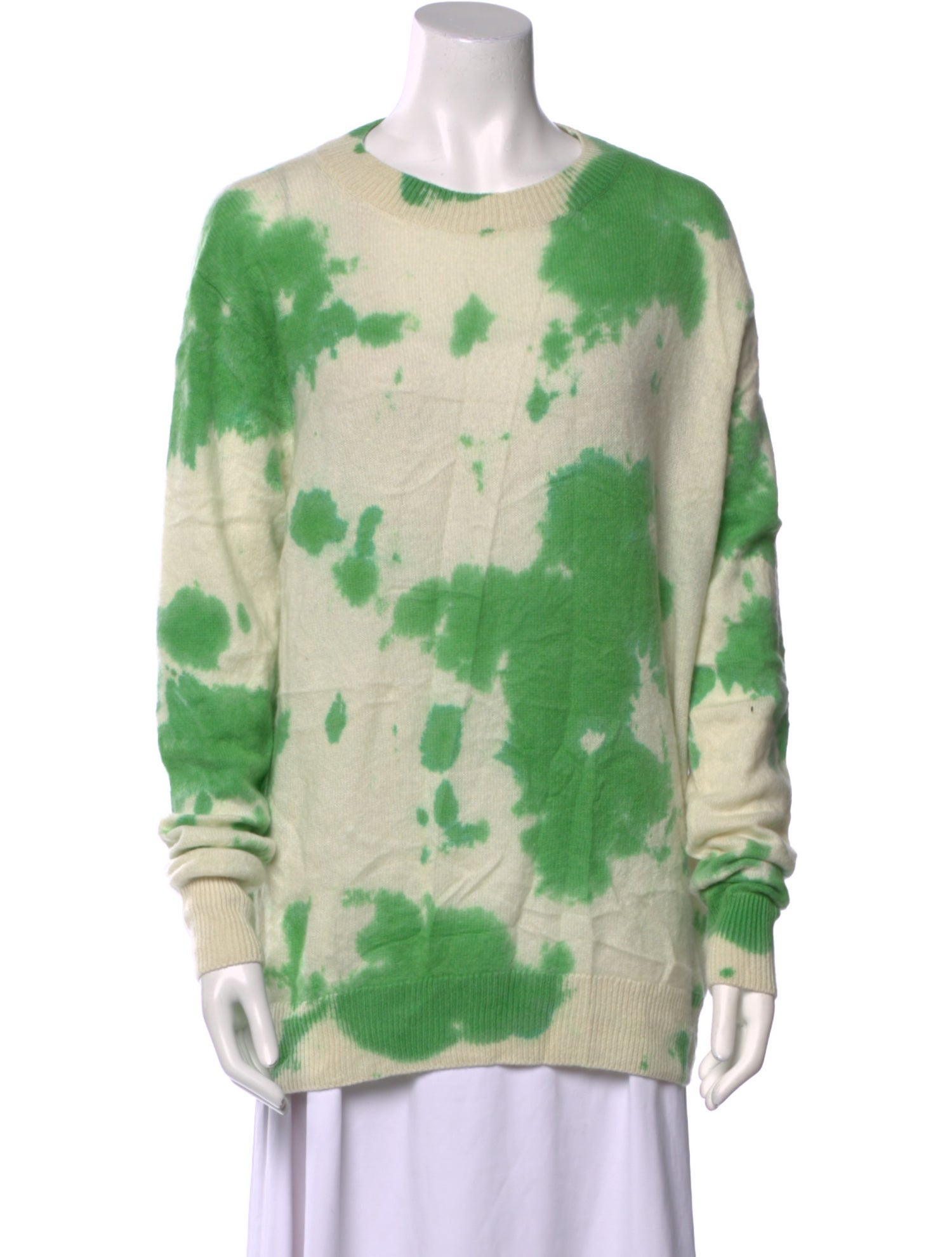 The Elder Statesman Cashmere Printed Sweater